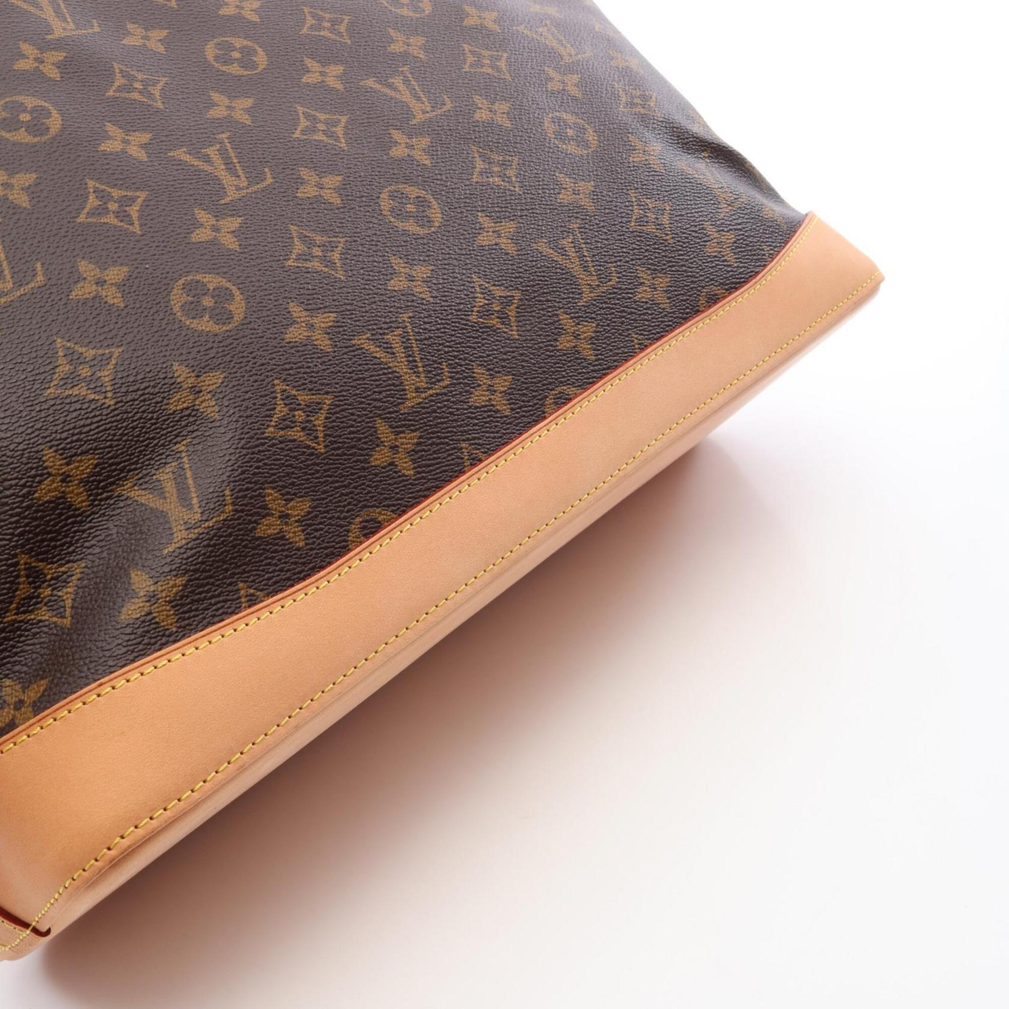 Louis Vuitton Brown Coated Canvas Pvc Monogram Leather Handbag Tote Bag (Pre-Owned)