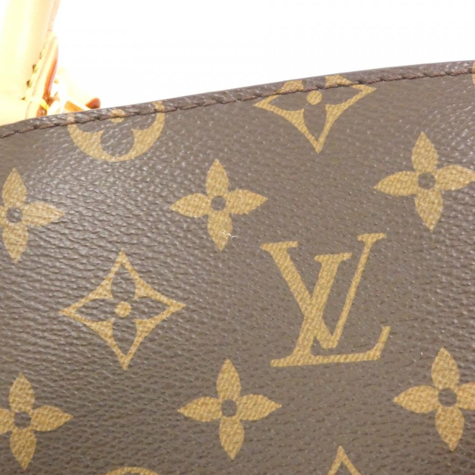 Louis Vuitton Marron Coated Canvas Handbag (Pre-Owned)