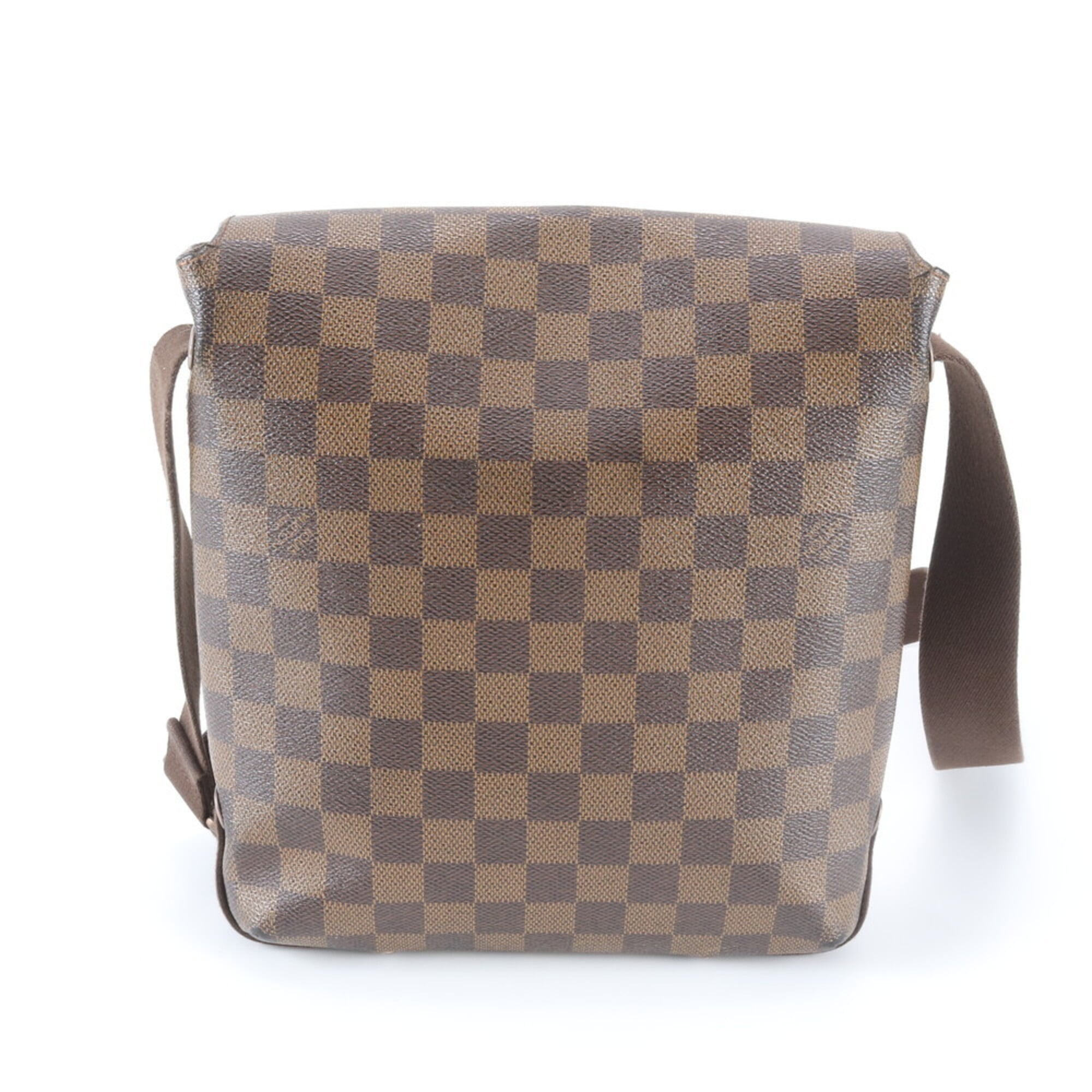 Louis Vuitton Brown Damier Canvas Coated Canvas Leather Shoulder Bag (Pre-Owned)