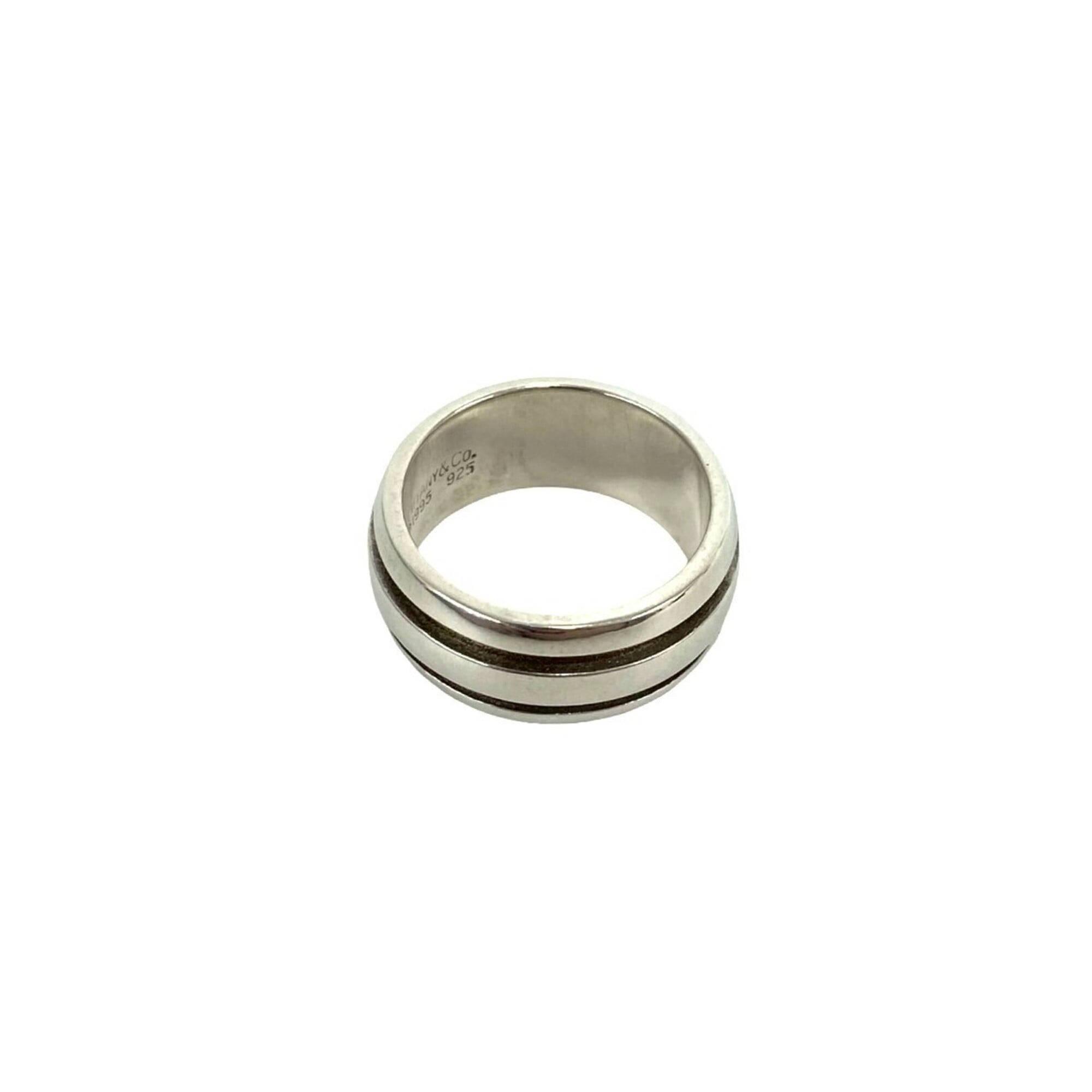 Tiffany Silver Silver 925 Band Ring (Pre-Owned)
