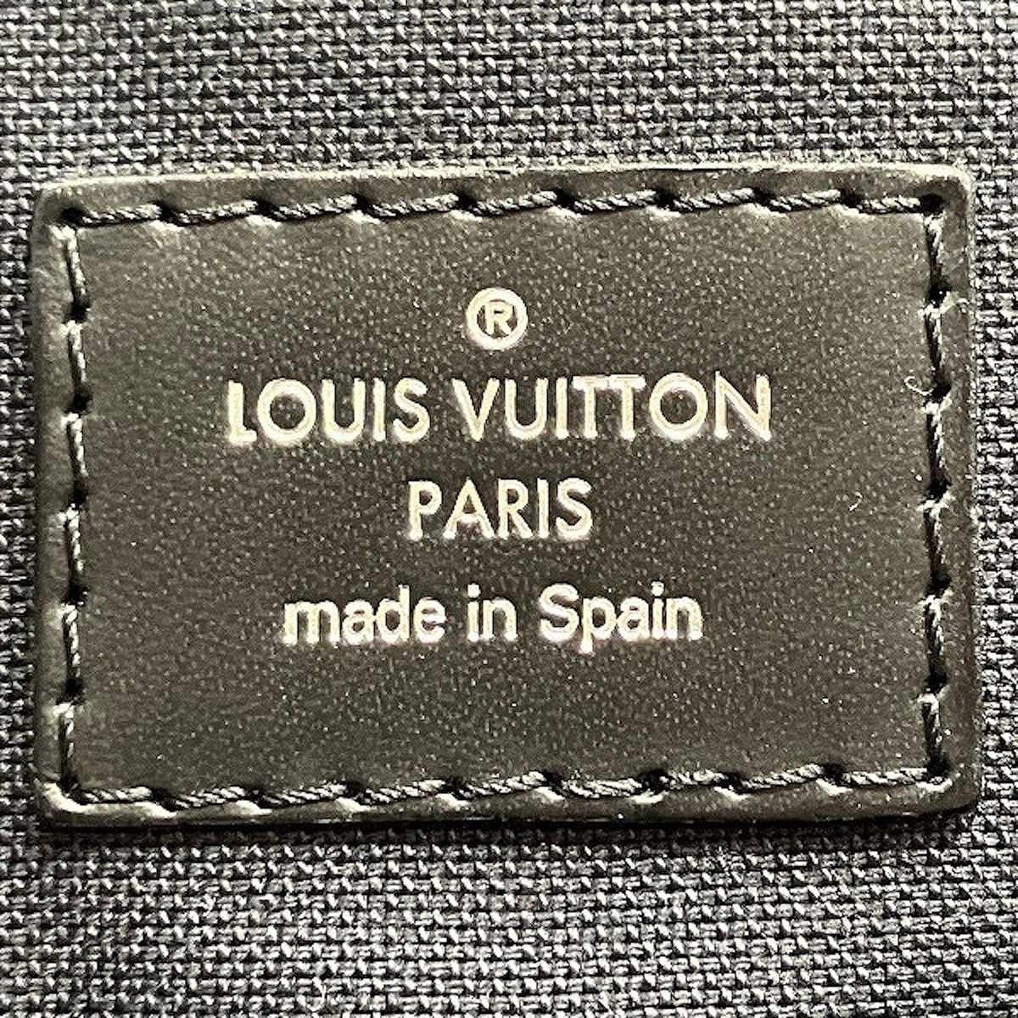 Louis Vuitton Black Pvc Leather Shoulder Bag (Pre-Owned)