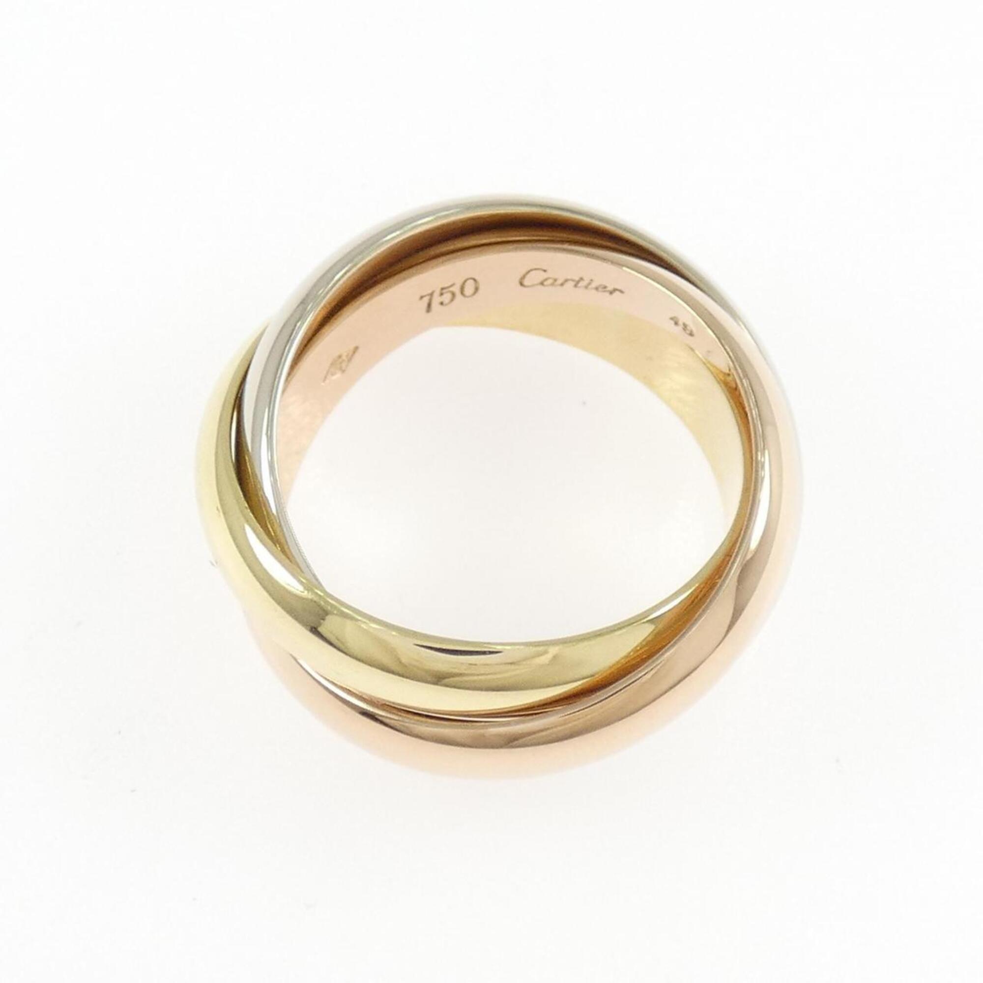 Cartier Yellow Gold (18K) Pink Gold (18K) White Gold (18K) Band Ring (Pre-Owned)