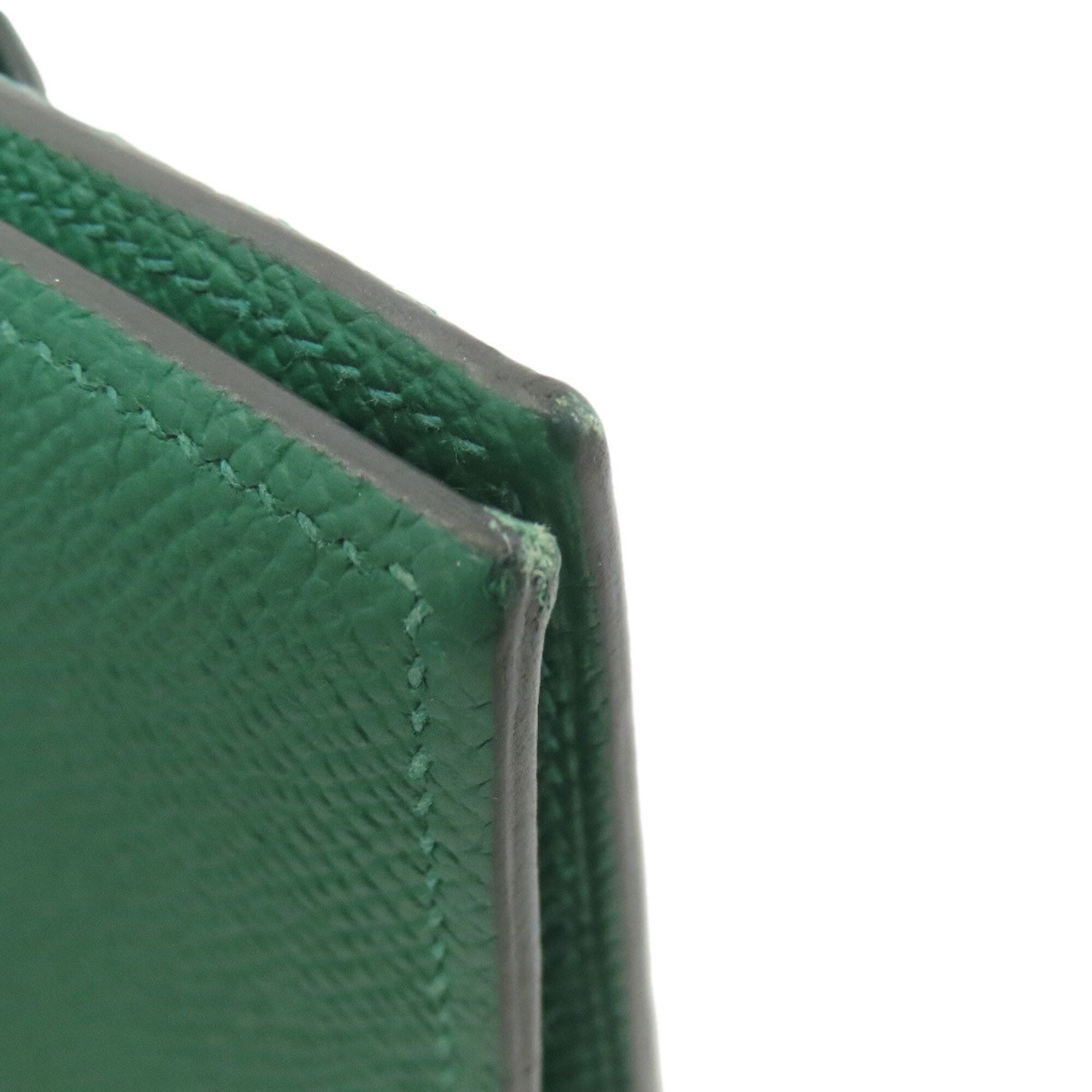 Hermes Green Epsom Leather Wallet (Bi-Fold) (Pre-Owned)