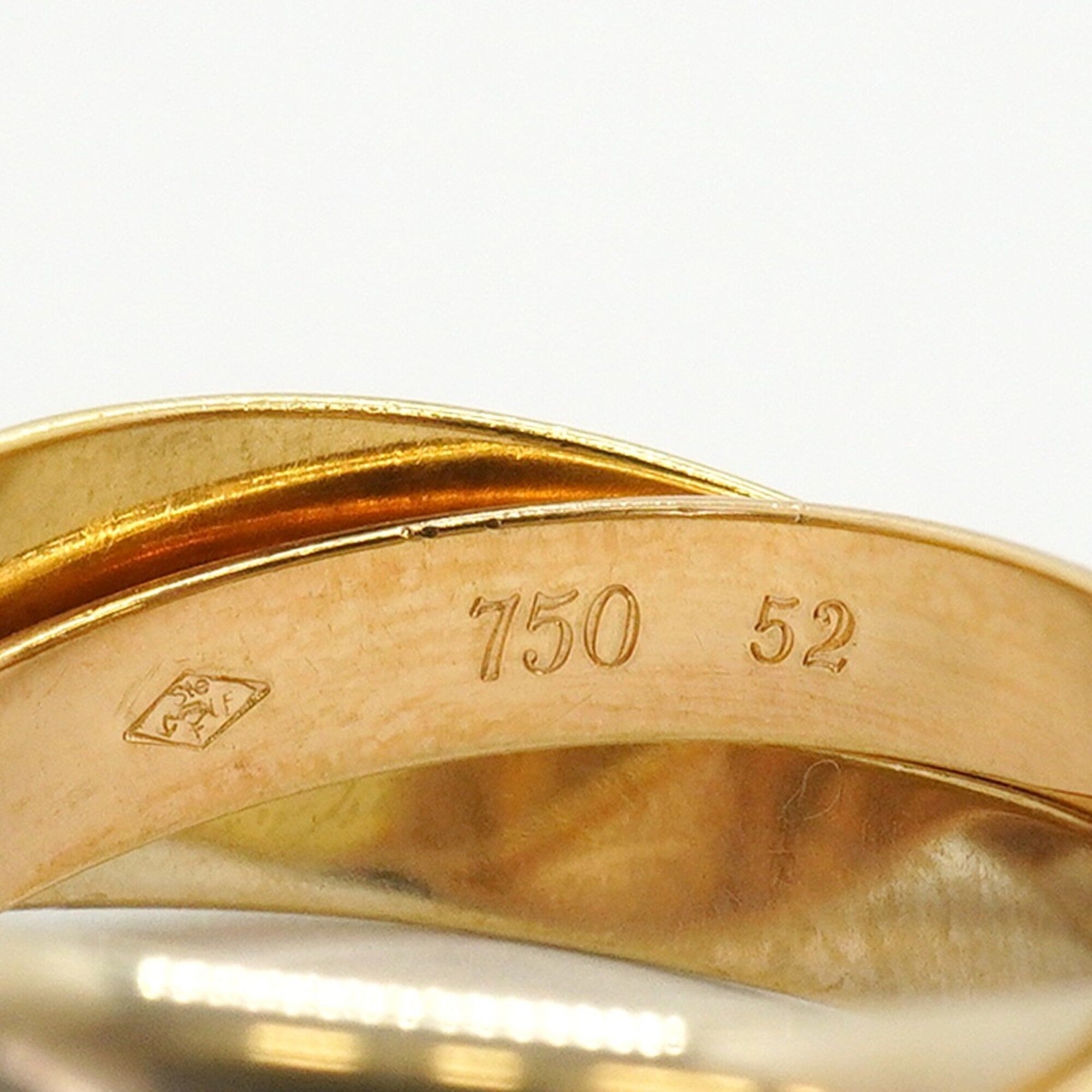 Cartier Yellow Gold (18K) Pink Gold (18K) White Gold (18K) Band Ring (Pre-Owned)