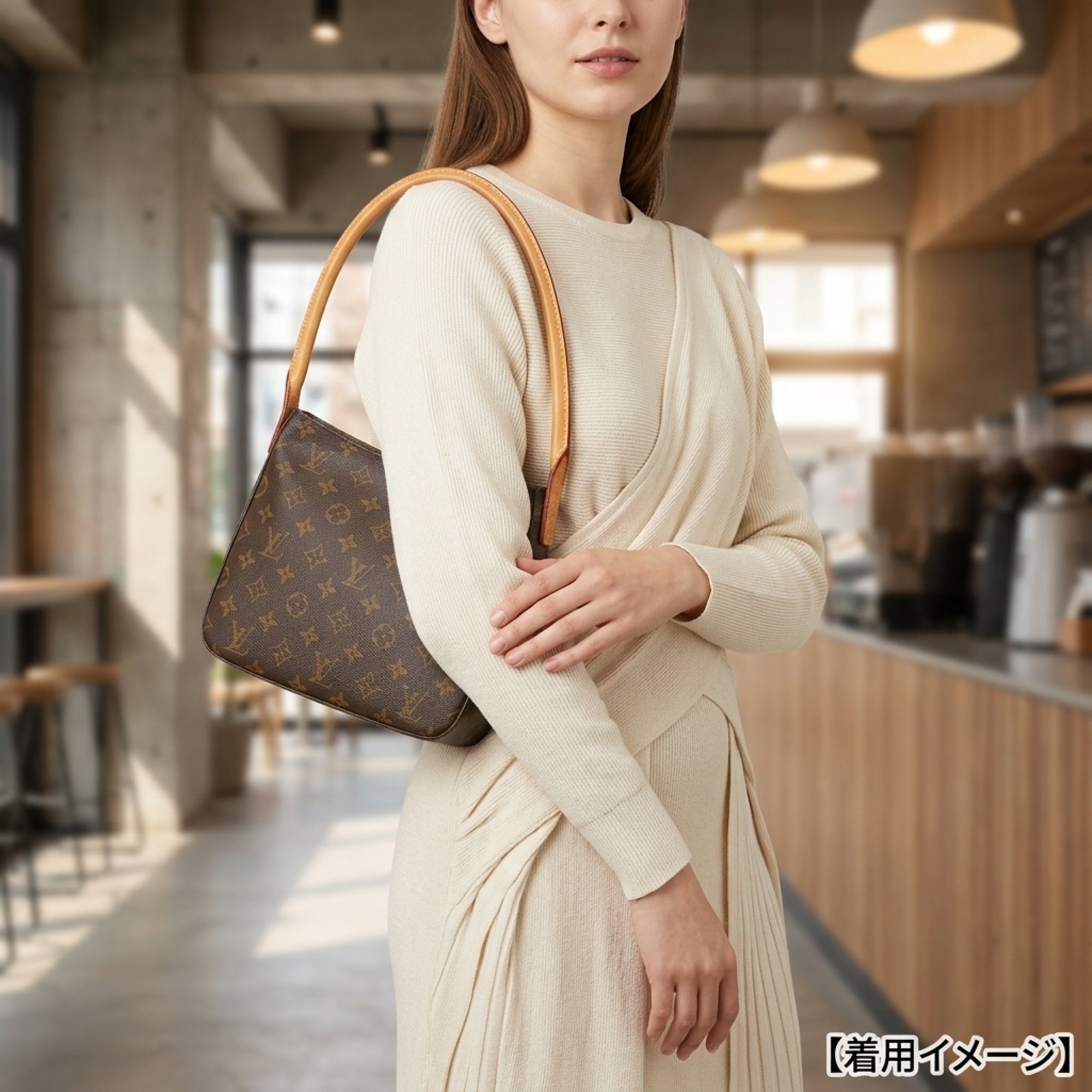 Louis Vuitton Monogram Brown Monogram Shoulder Bag (Pre-Owned)