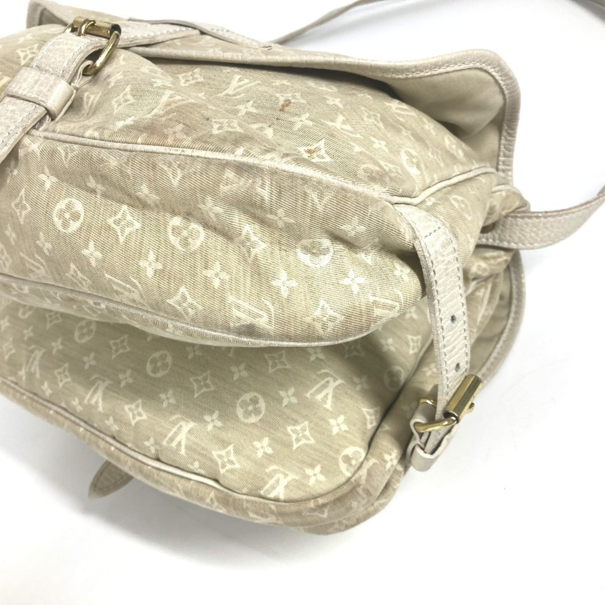 Louis Vuitton Monogram Mini Lin Beige Dune Monogram Mini Lin Shoulder Bag (Pre-Owned)