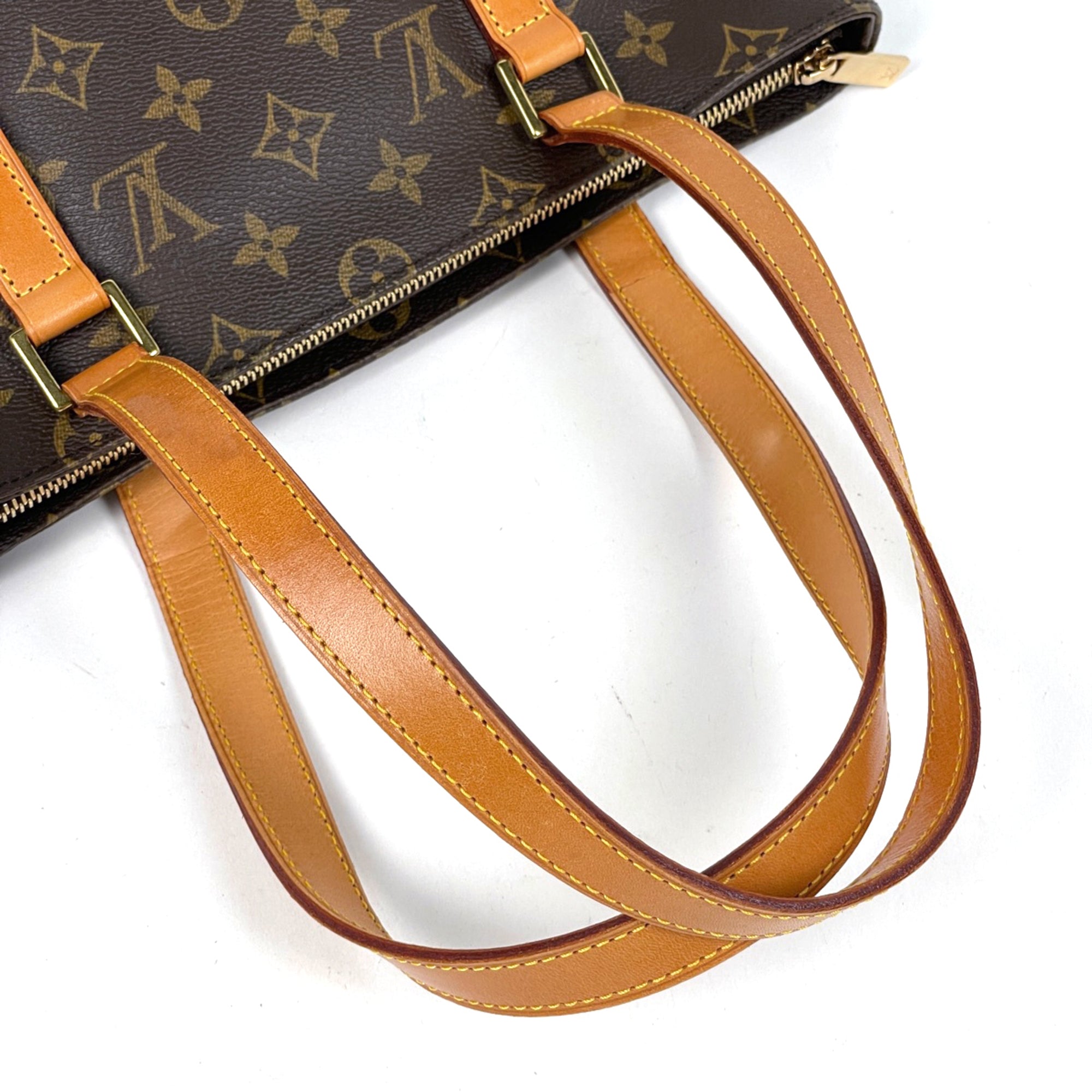 Louis Vuitton Brown Monogram Shoulder Bag Tote Bag (Pre-Owned)