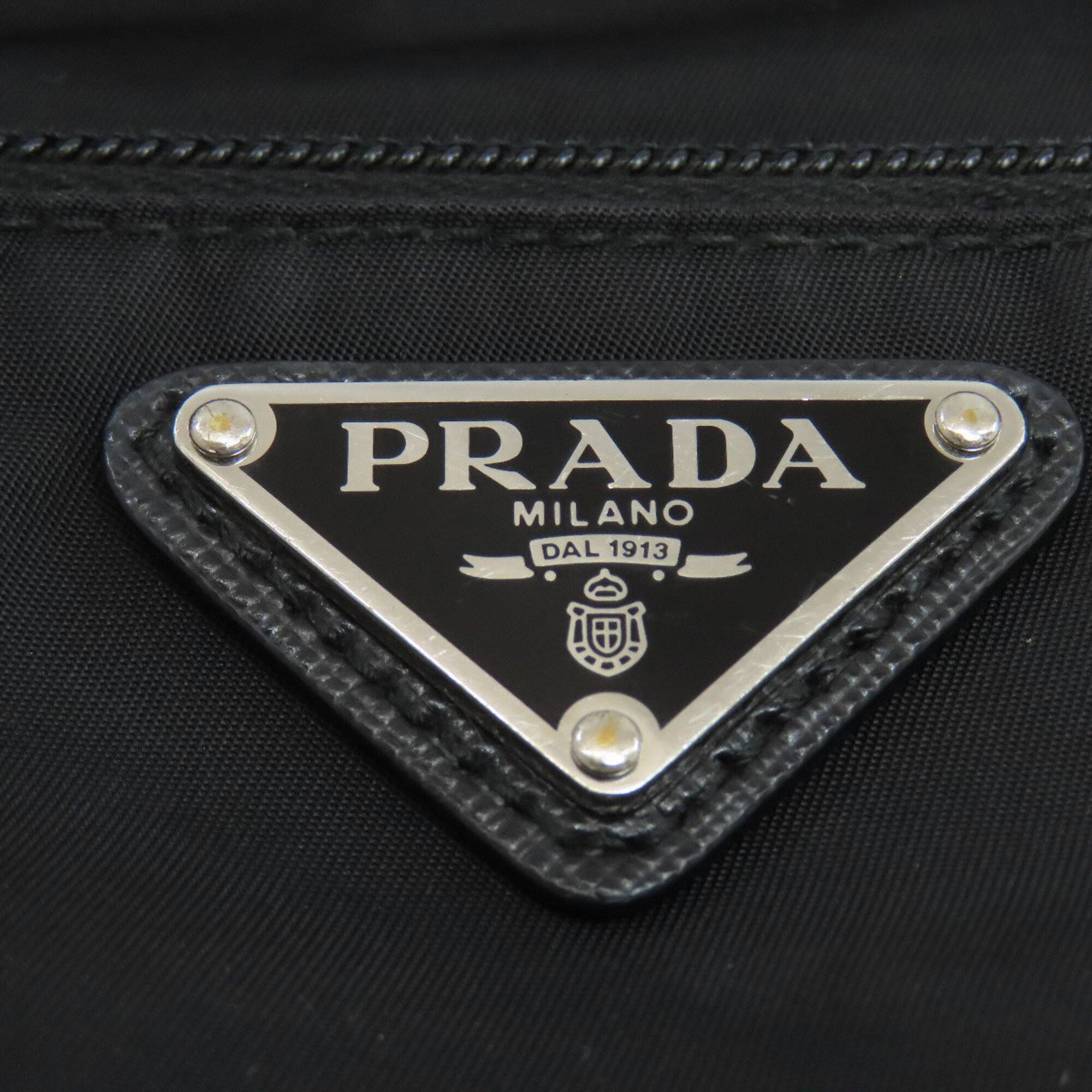 Prada Black Nylon Shoulder Bag (Pre-Owned)