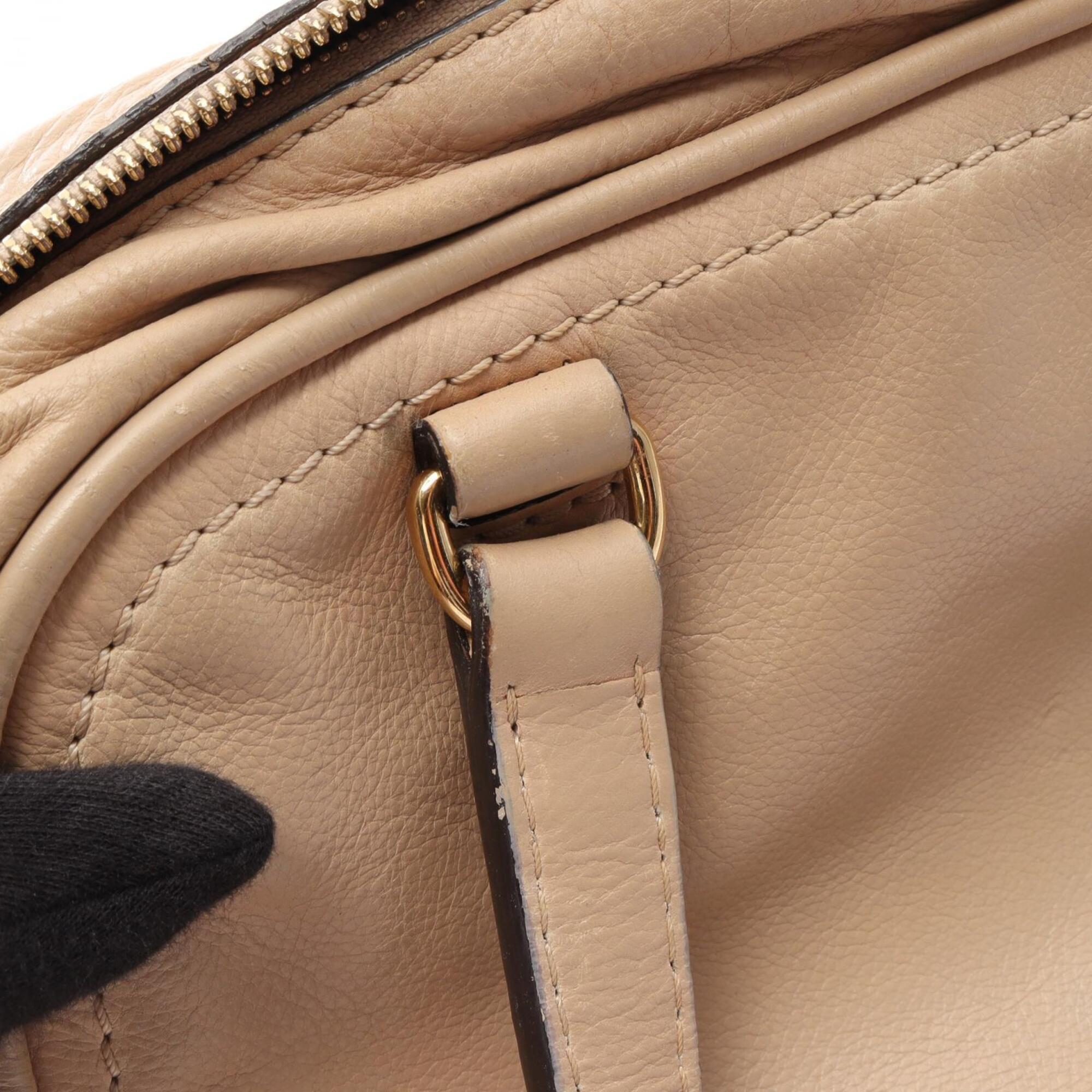 Loewe Beige Leather Handbag (Pre-Owned)