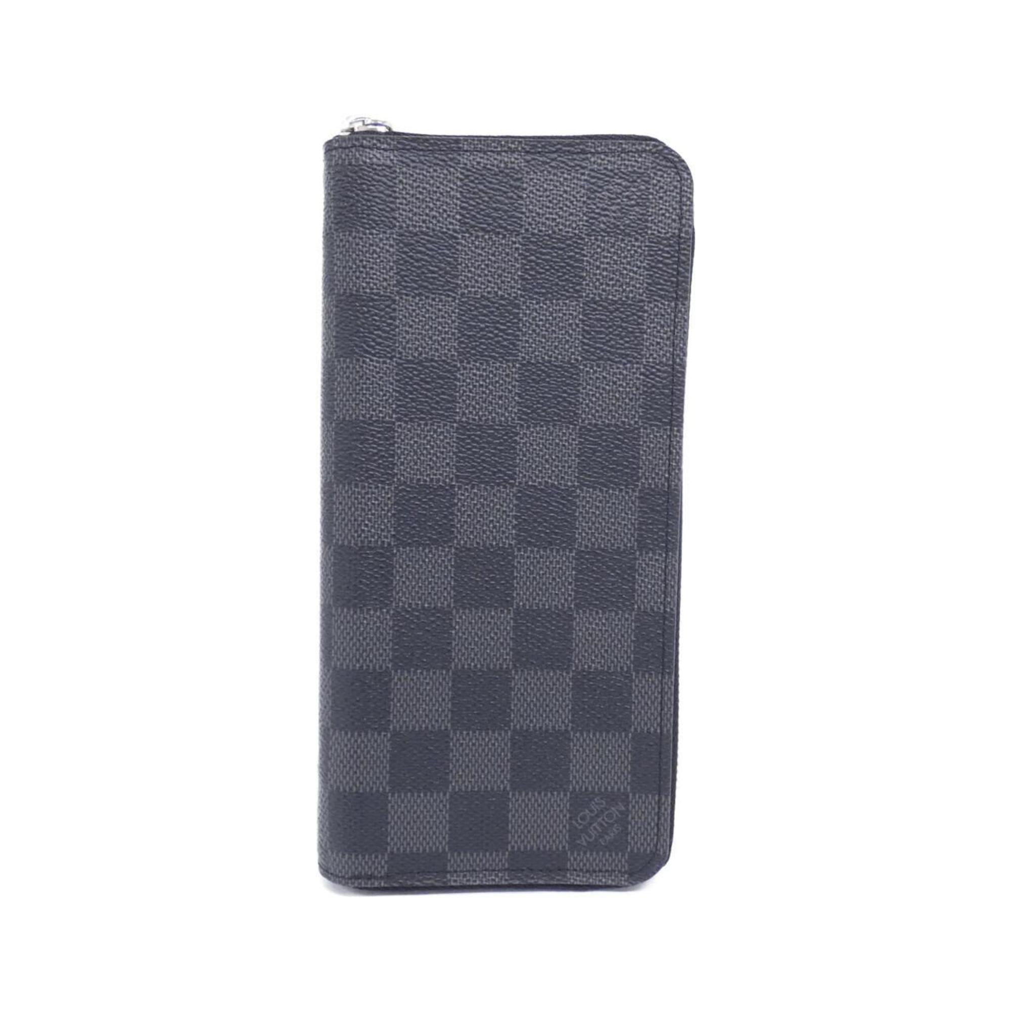 Louis Vuitton Graphite Coated Canvas Long Wallet (Bi-Fold) (Pre-Owned)