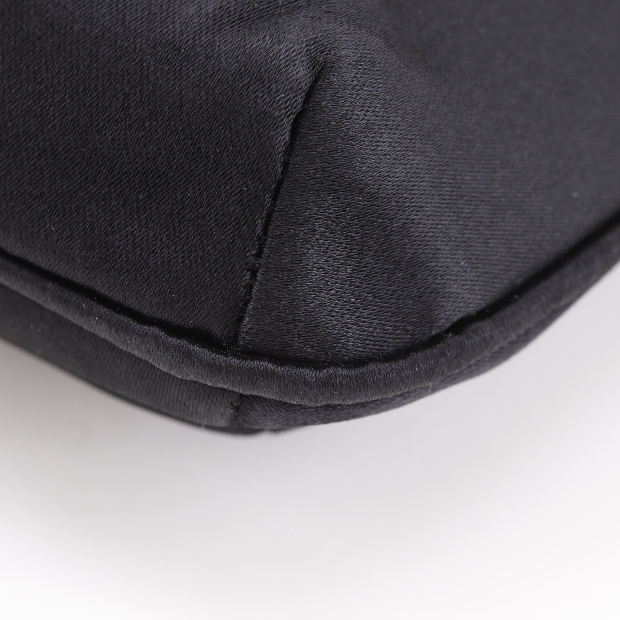 Celine Black Satin Shoulder Bag (Pre-Owned)