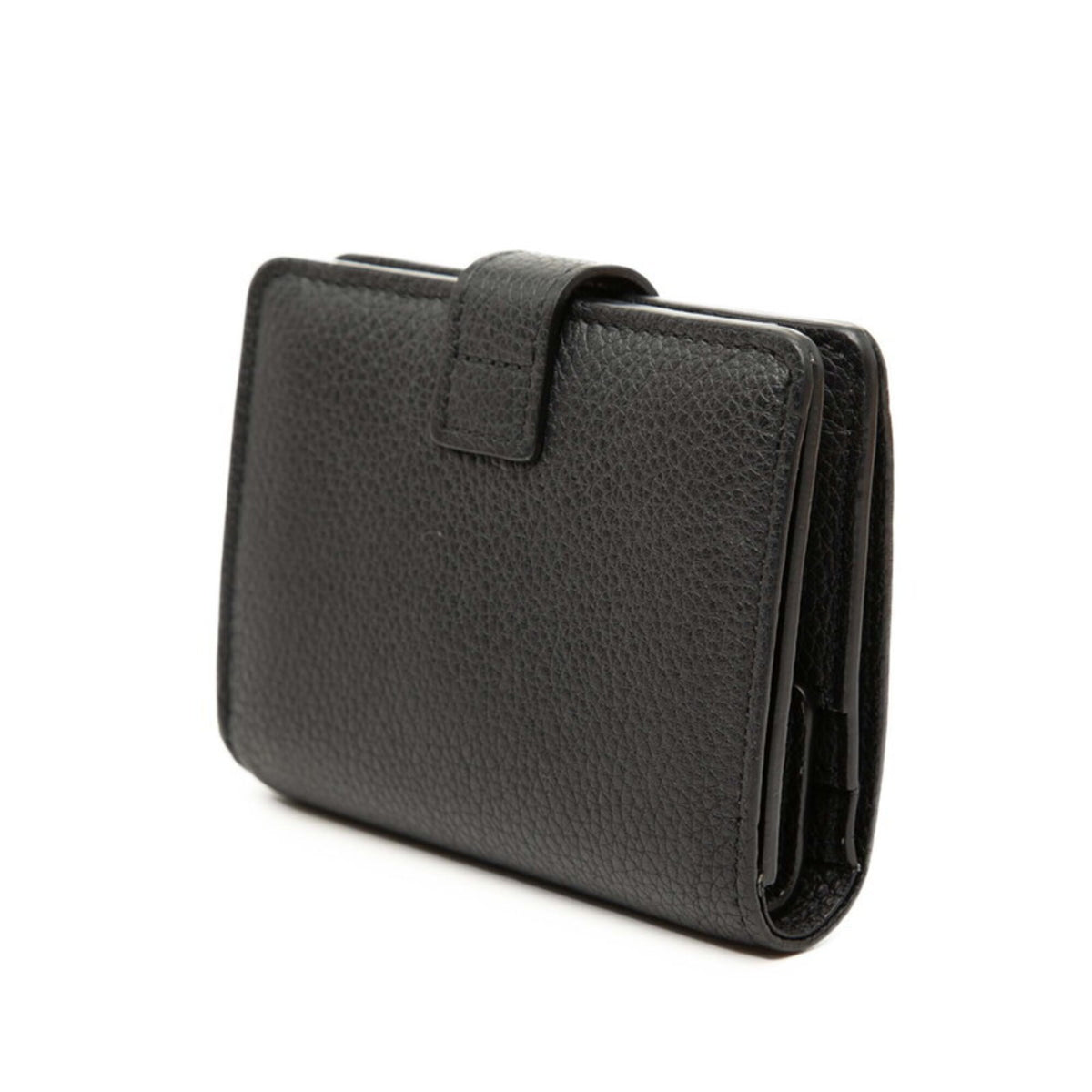Louis Vuitton Black Leather Wallet (Bi-Fold) (Pre-Owned)