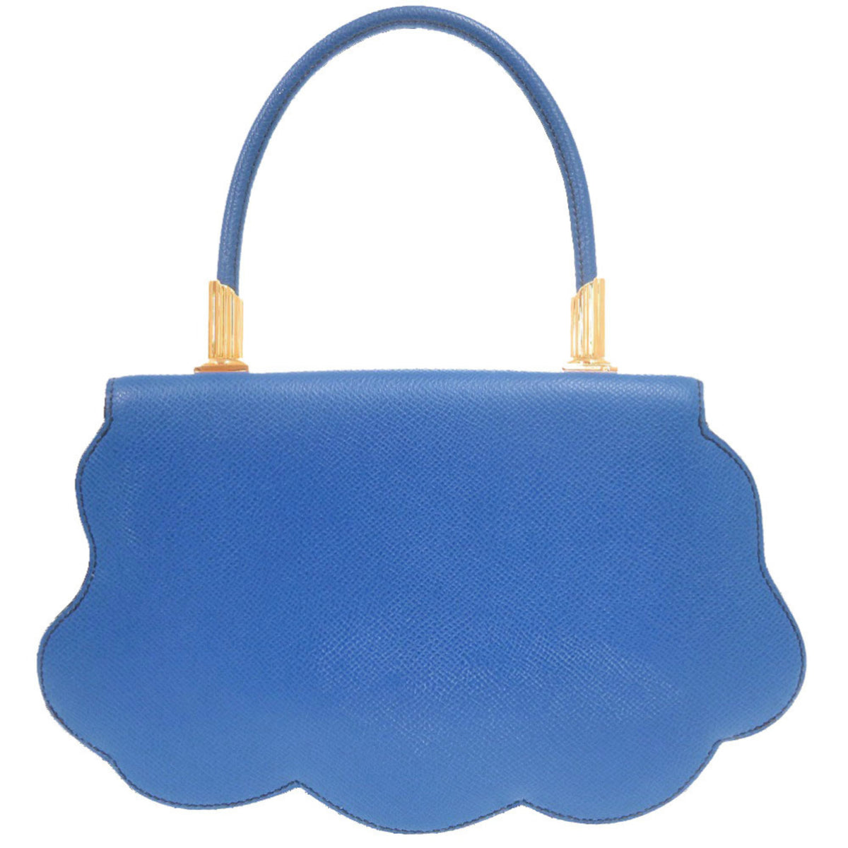 Hermes Blue Courchevel Leather Handbag (Pre-Owned)