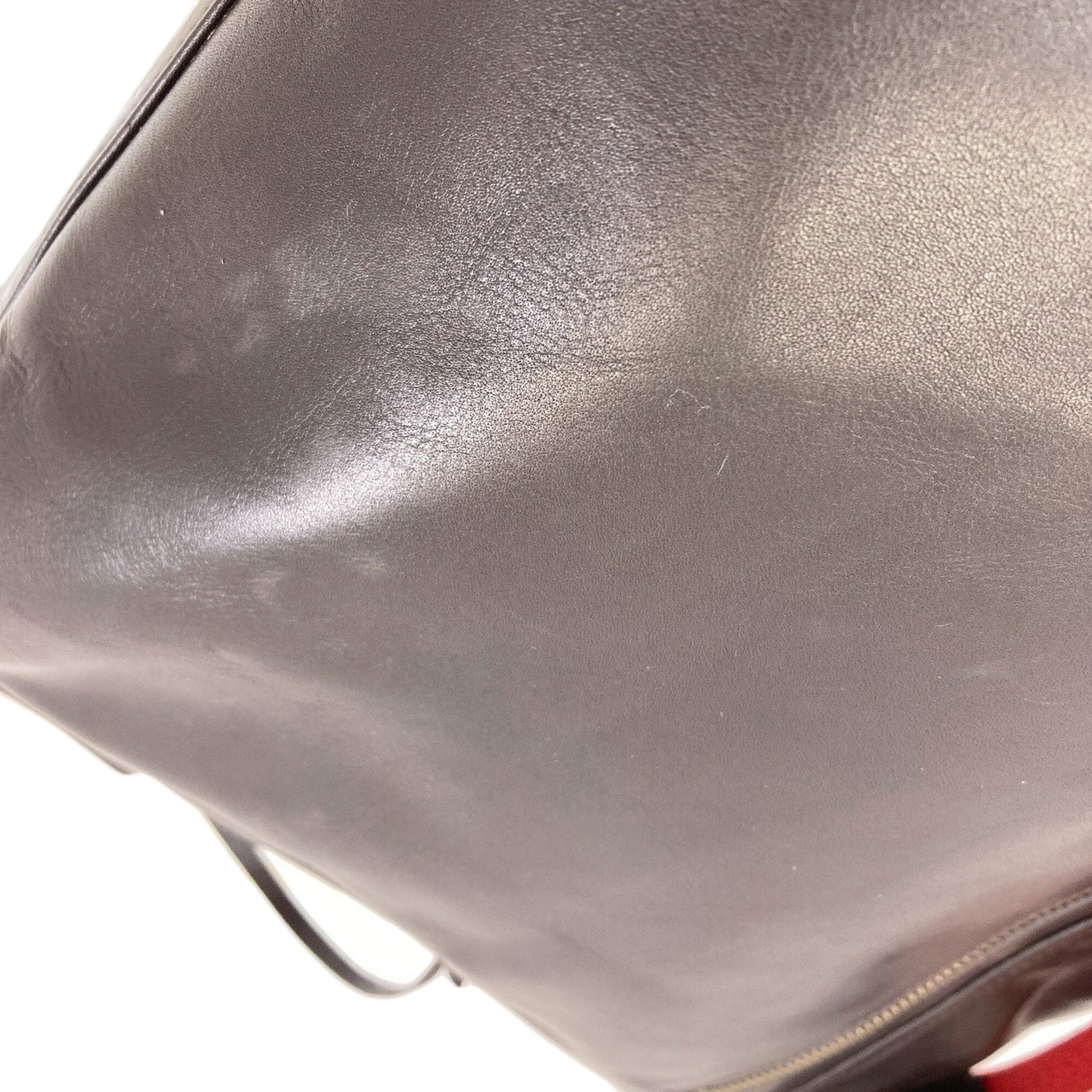 Bally Brown Leather Shoulder Bag (Pre-Owned)