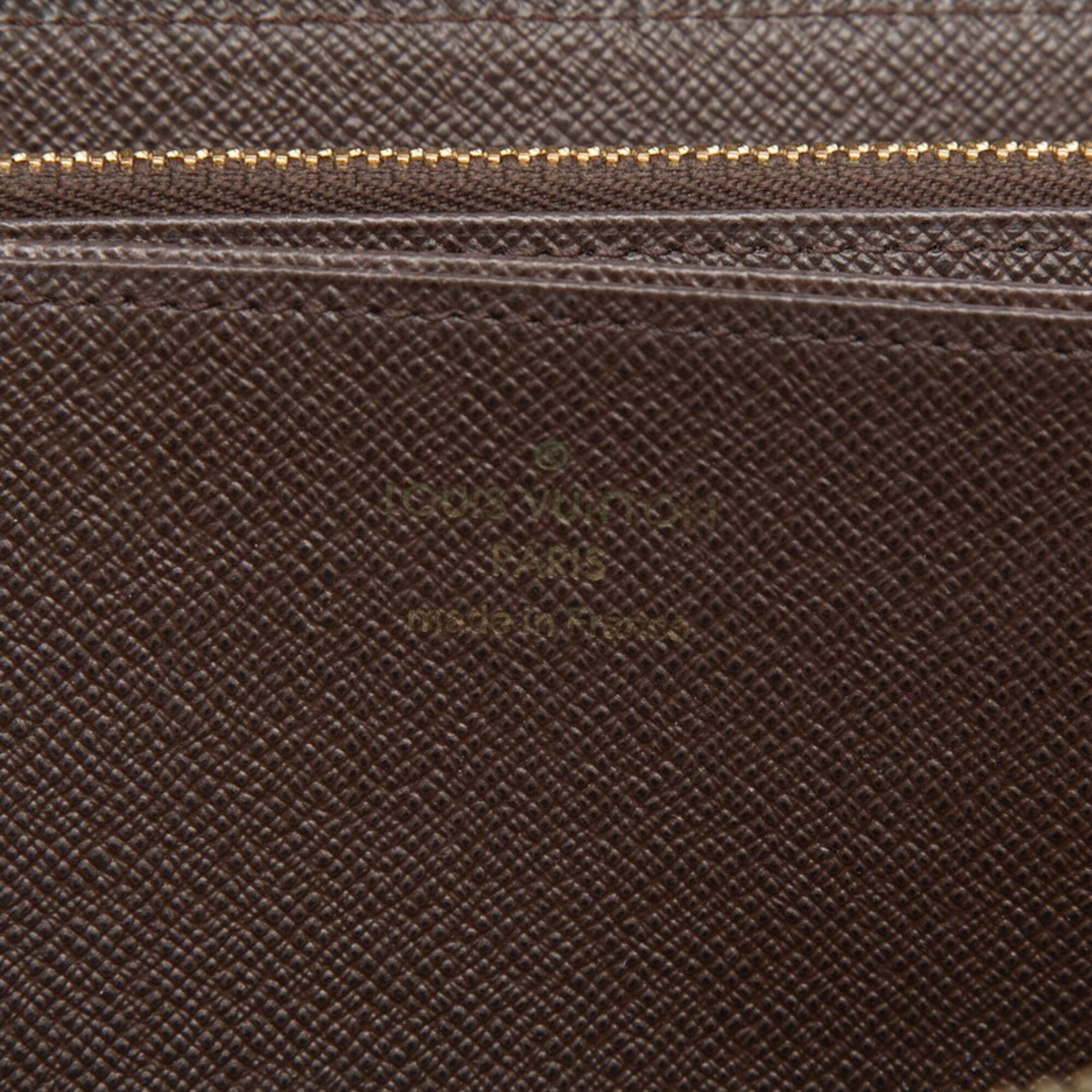 Louis Vuitton Damier Brown Damier Canvas Pvc Coin Purse/Coin Case (Pre-Owned)