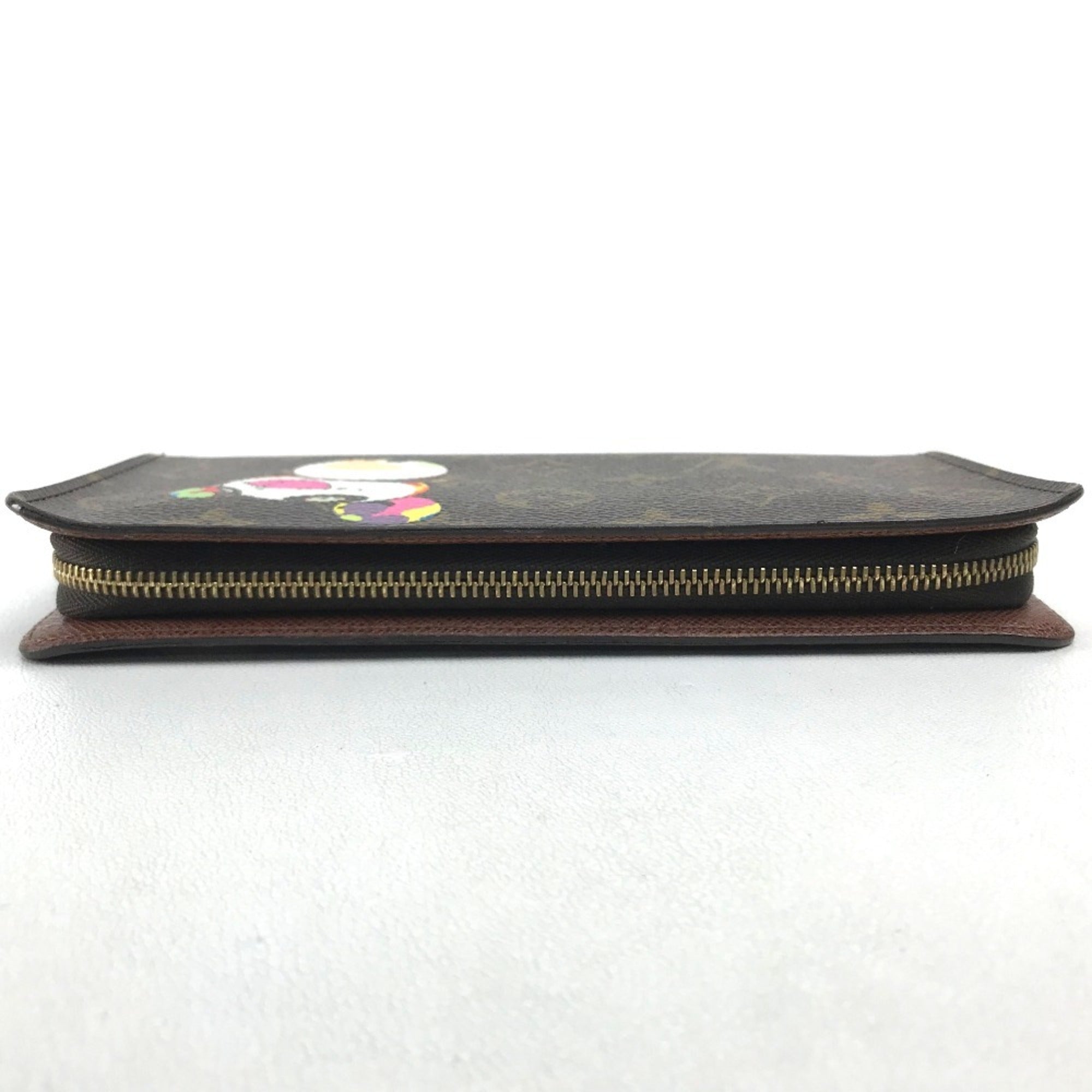 Louis Vuitton Brown Monogram Long Wallet (Bi-Fold) (Pre-Owned)