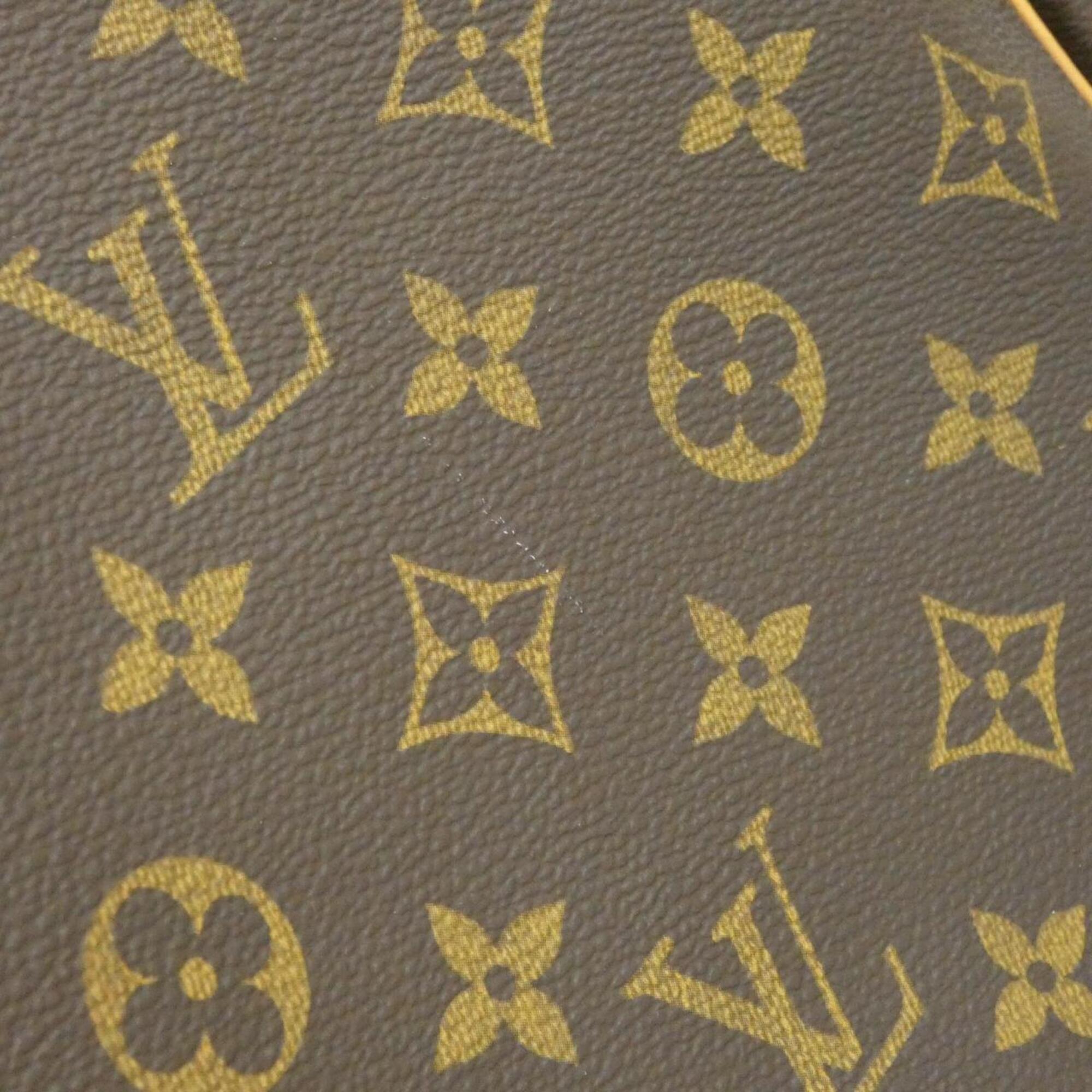 Louis Vuitton Marron Coated Canvas Boston Bag (Pre-Owned)