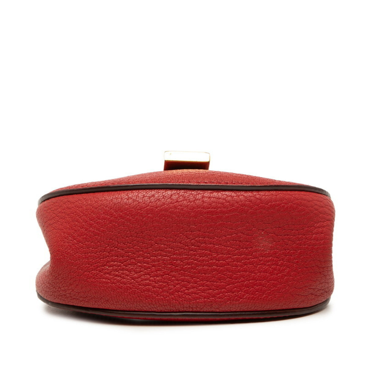 Chloé Drew Red Color Leather Shoulder Bag (Pre-Owned)