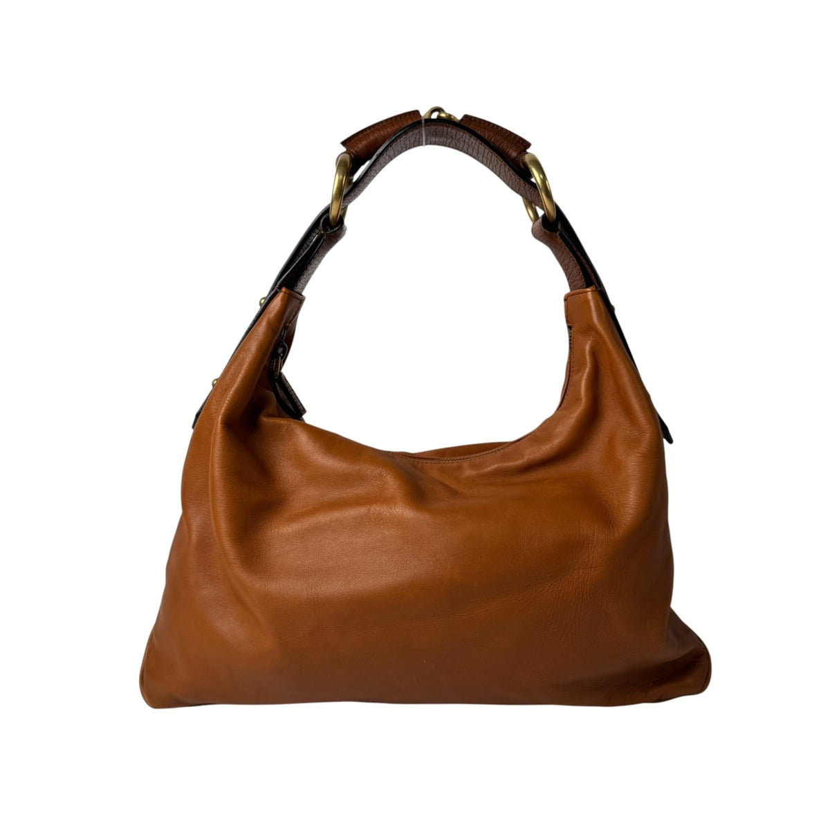 Gucci Camel Leather Shoulder Bag (Pre-Owned)