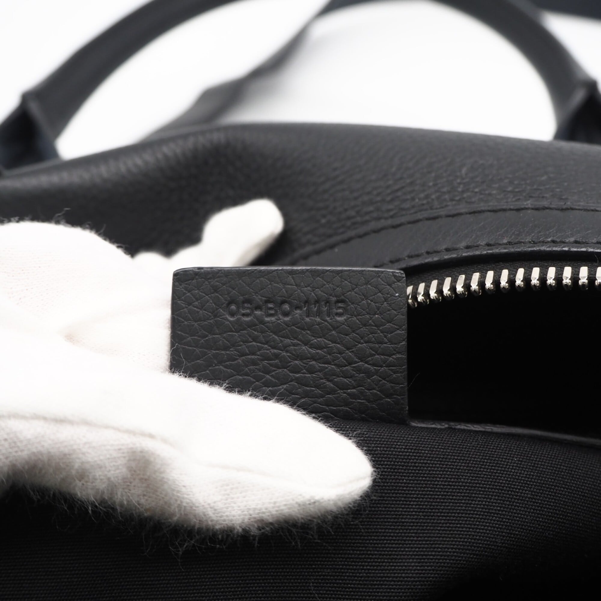 Dior Homme Black Navy Leather Boston Bag (Pre-Owned)