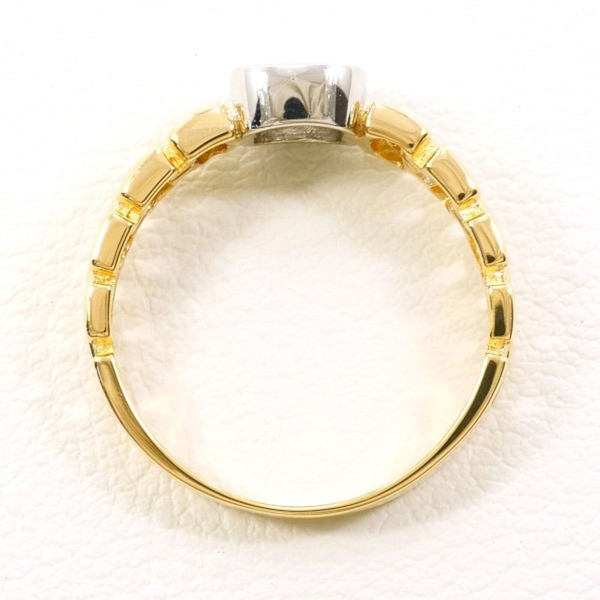 Unbranded Platinum Yellow Gold Yellow Gold (18K) Platinum 900 Band Ring (Pre-Owned)