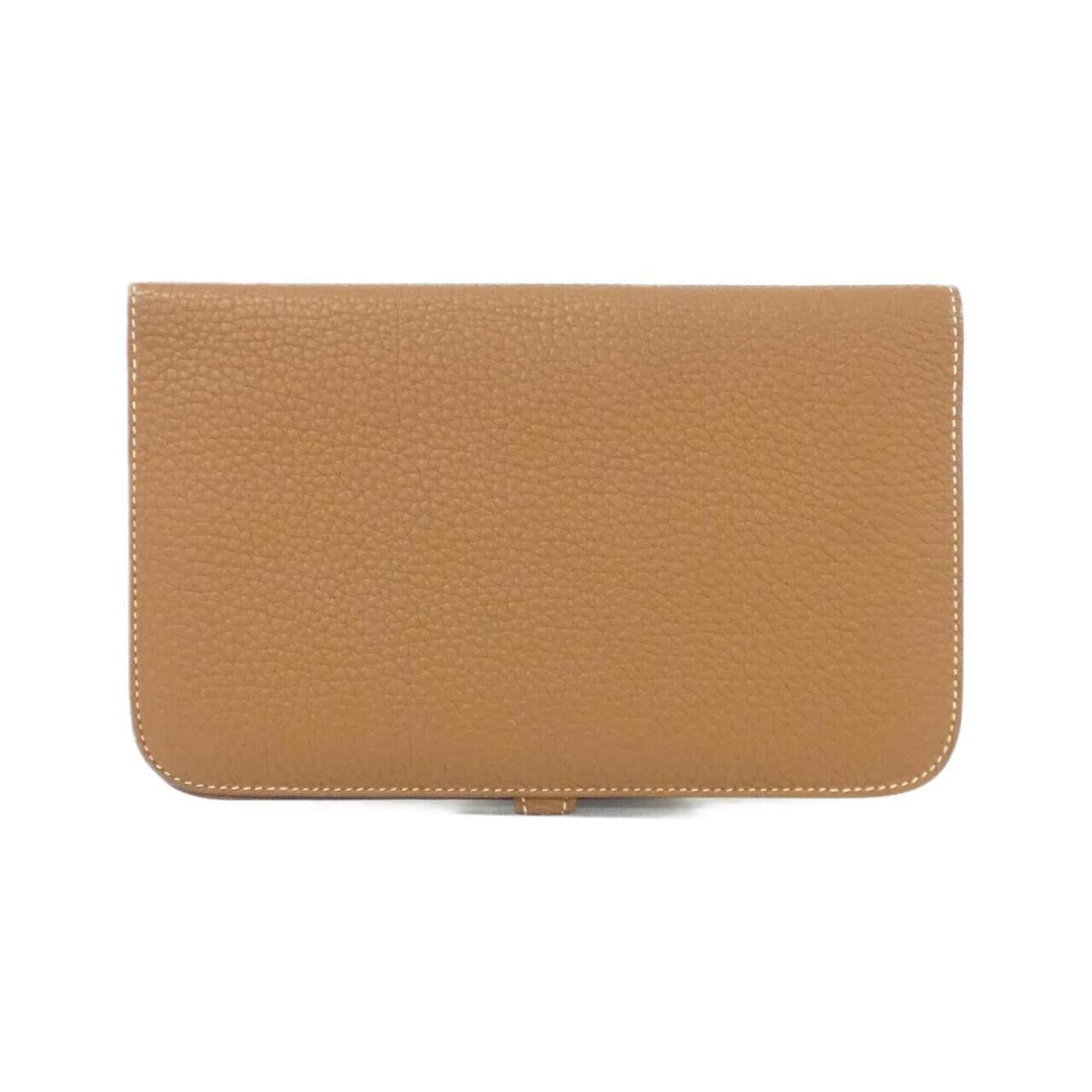 Hermes Togo Leather Long Wallet (Bi-Fold) (Pre-Owned)