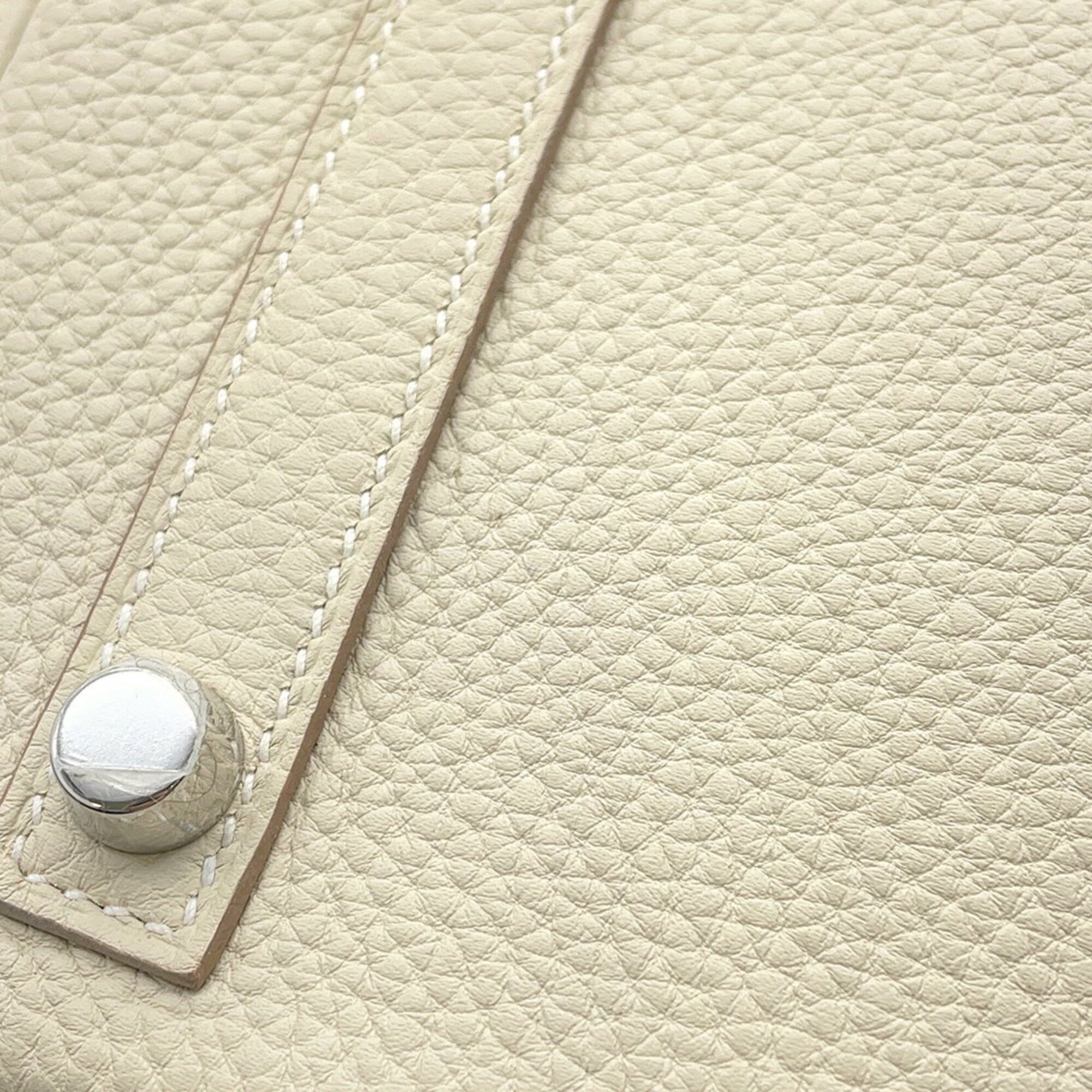 Hermes Birkin Silver Togo Leather Handbag (Pre-Owned)
