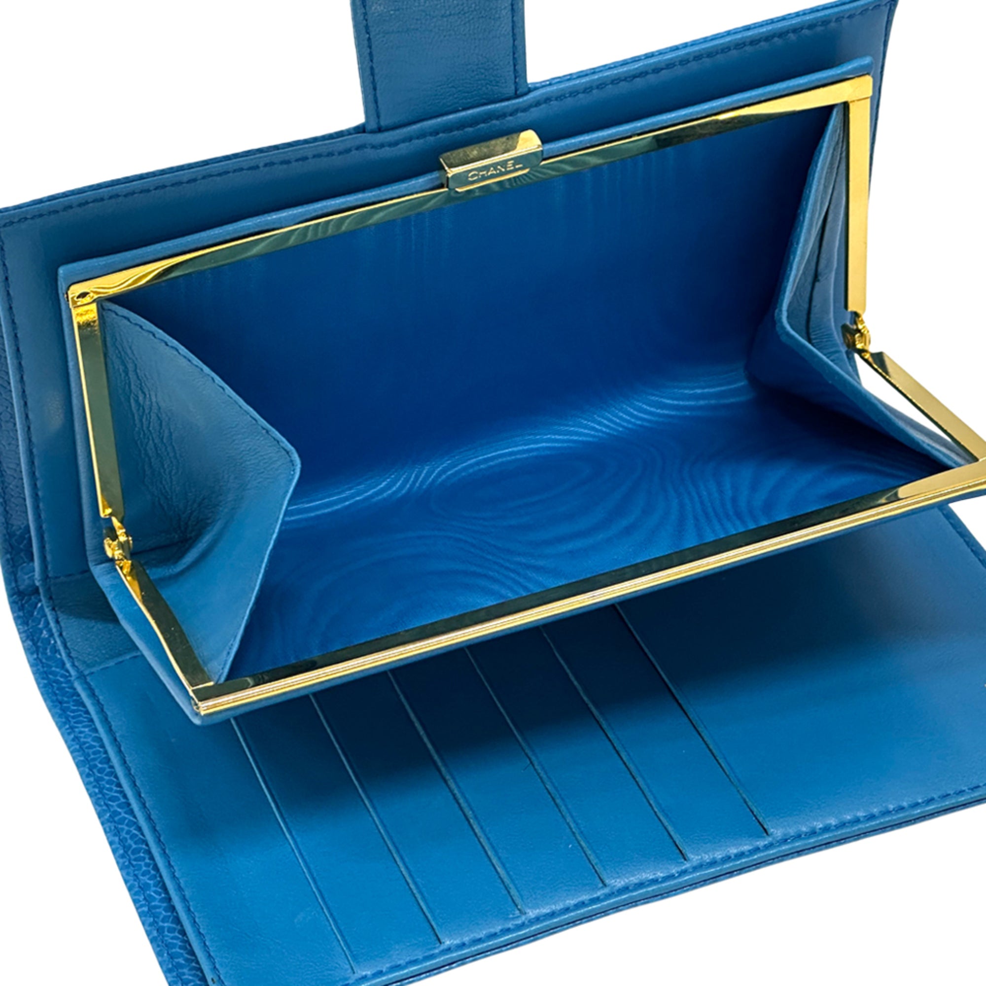 Chanel Blue Grained Calfskin (Pre-Owned)