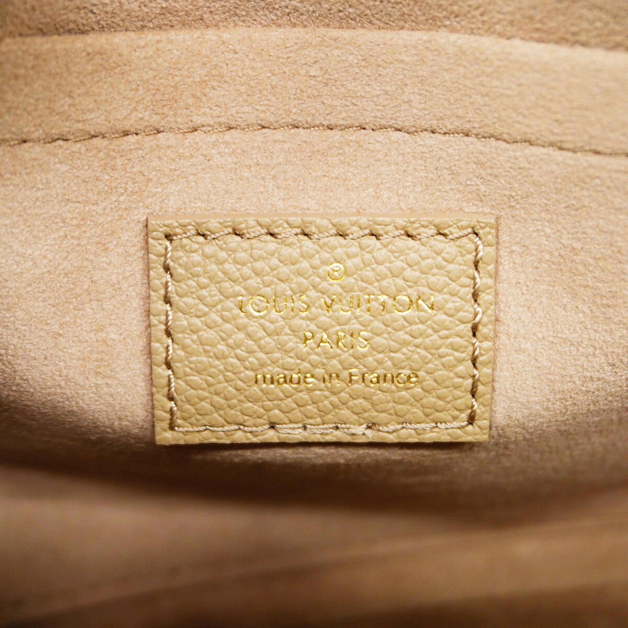 Louis Vuitton Cream Tourterelle Handbag (Pre-Owned)