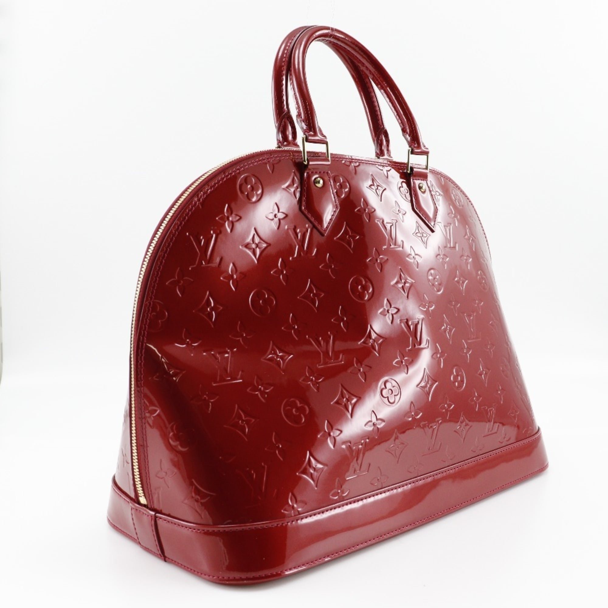 Louis Vuitton Pomme D'amour Red Color Vernis Handbag (Pre-Owned)