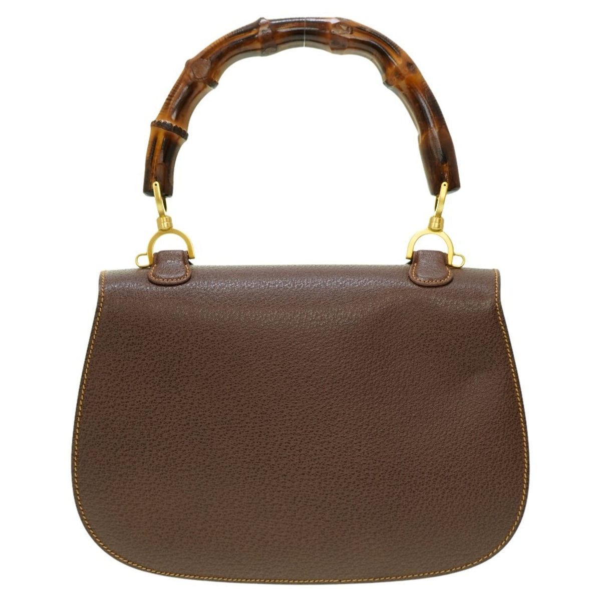 Gucci Brown Leather Handbag (Pre-Owned)