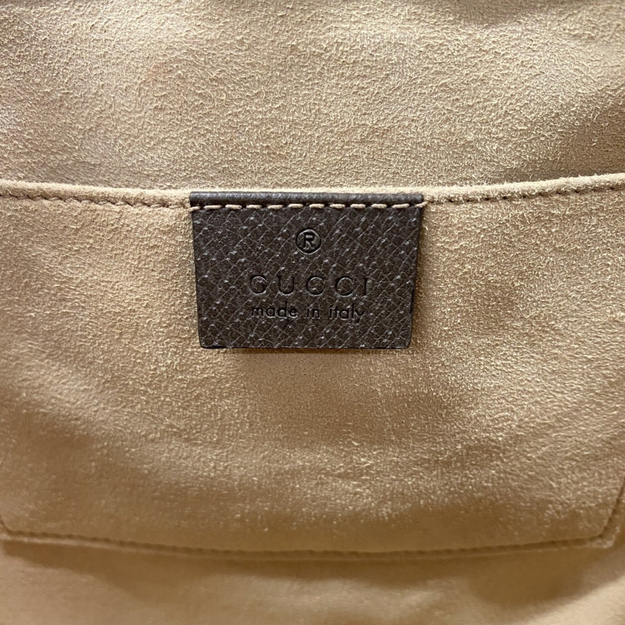 Gucci Brown Pvc Handbag (Pre-Owned)