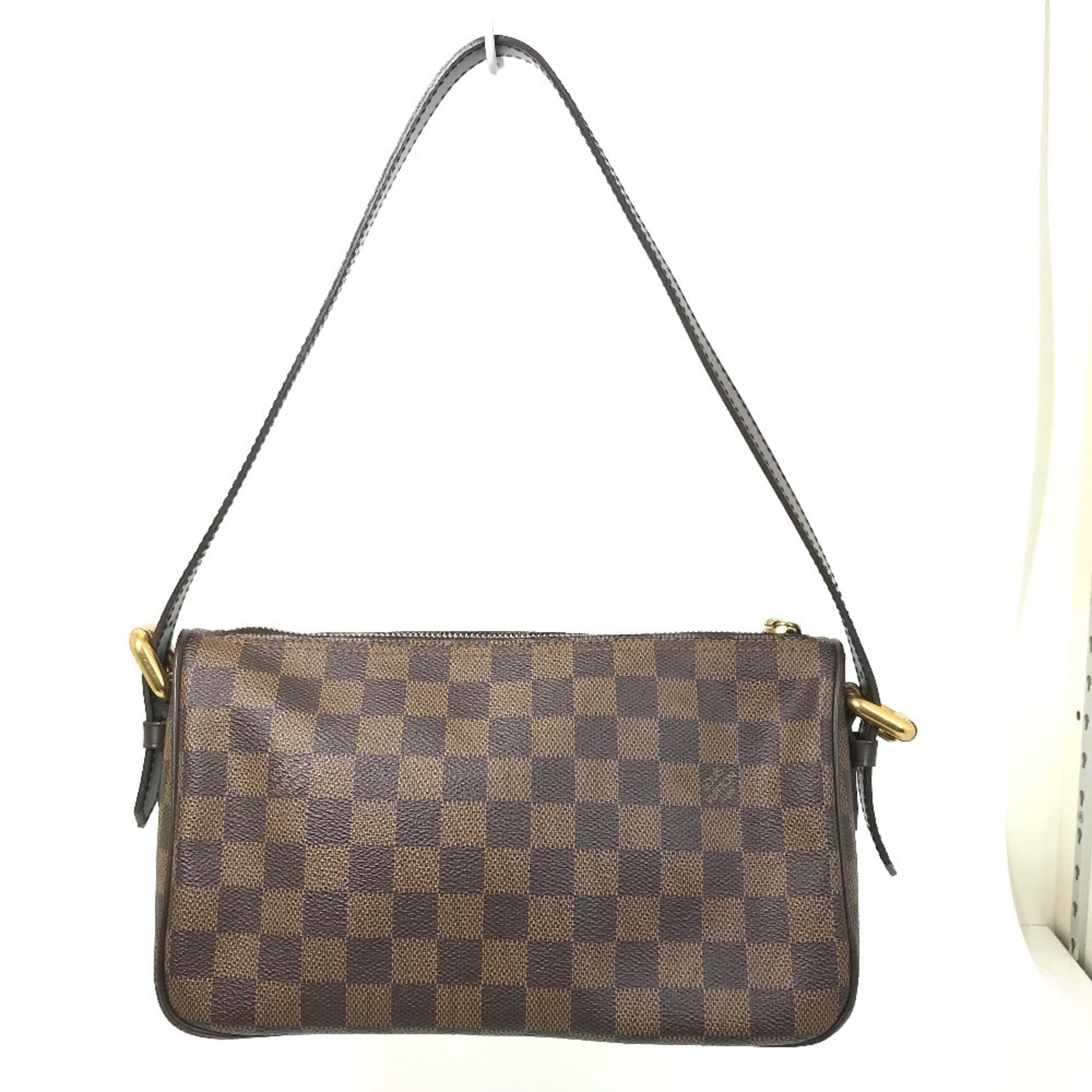 Louis Vuitton Brown Damier Canvas Ebene Damier Canvas Shoulder Bag (Pre-Owned)