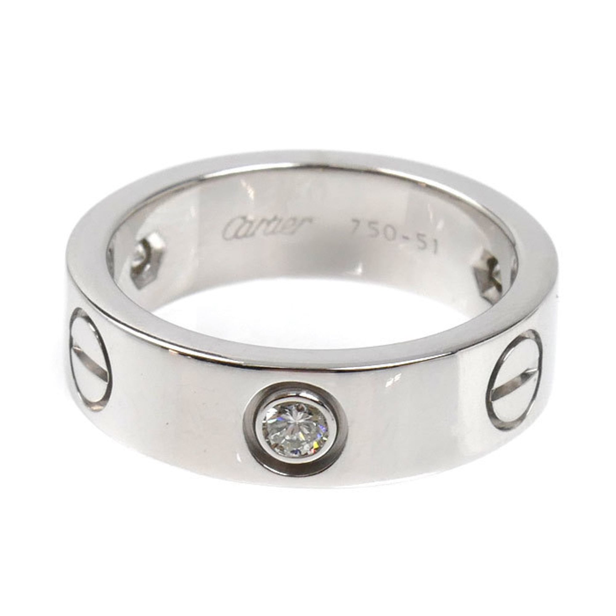 Cartier White Gold (18K) Band Ring (Pre-Owned)