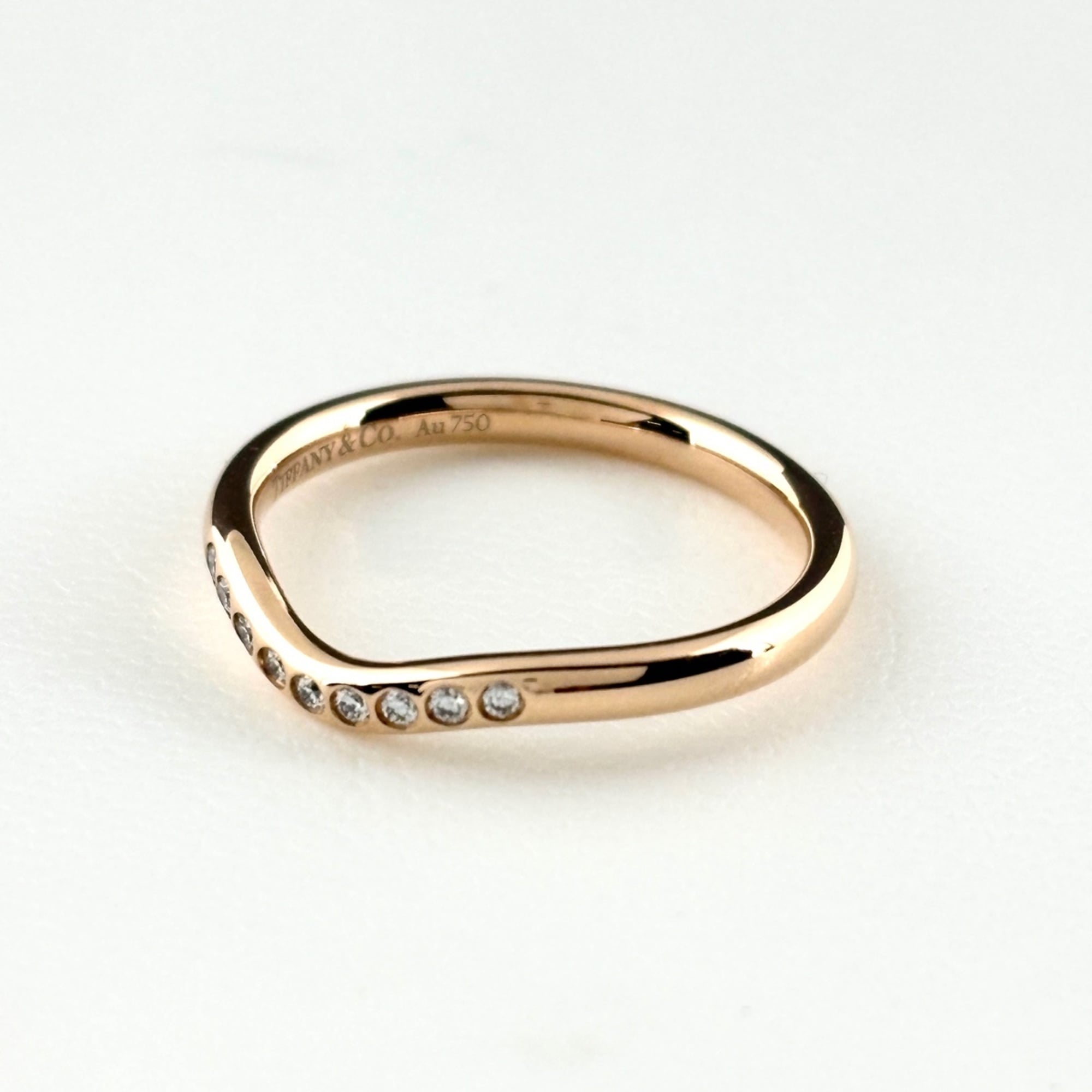 Tiffany Pink Gold (18K) Band Ring (Pre-Owned)