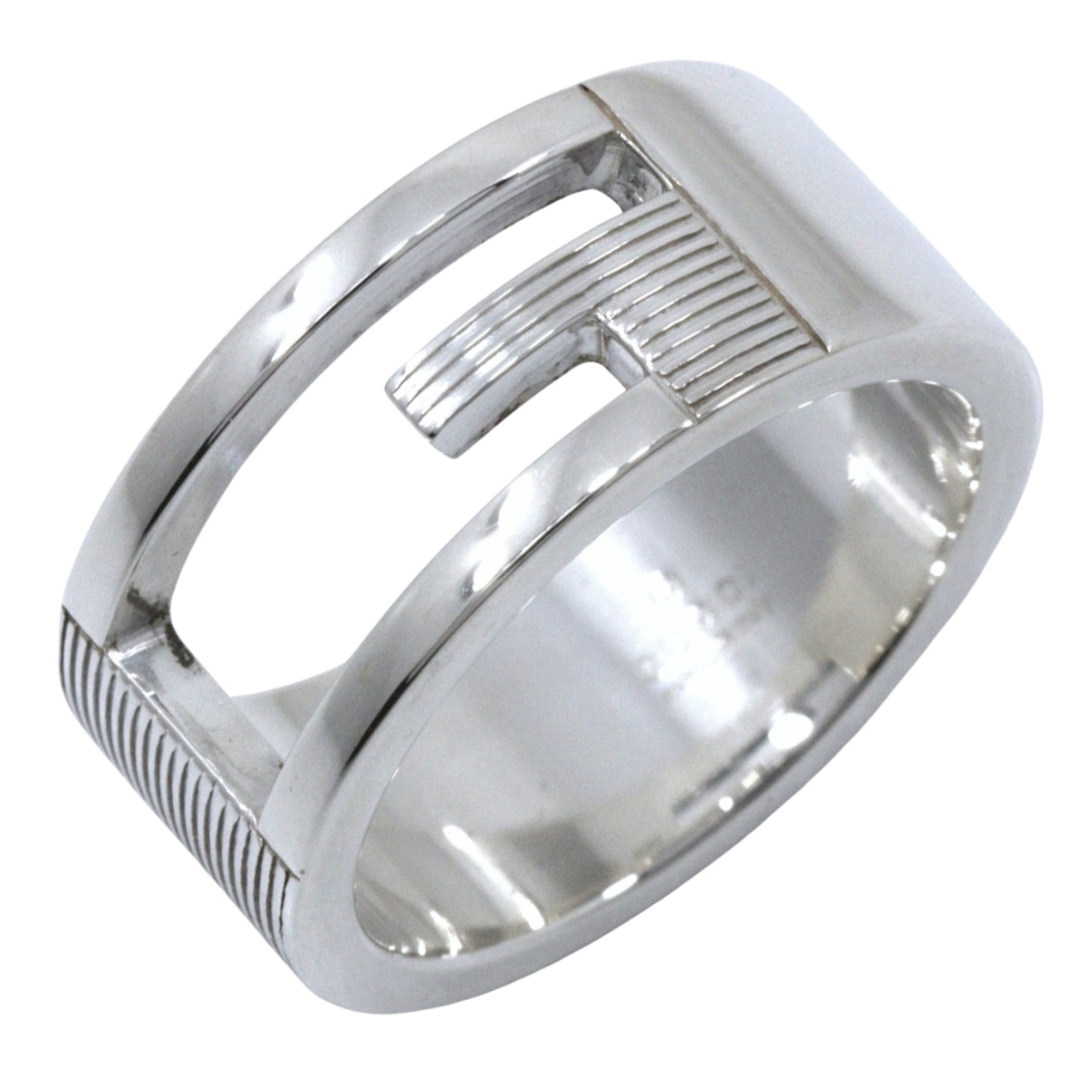 Gucci Silver 925 Band Ring (Pre-Owned)