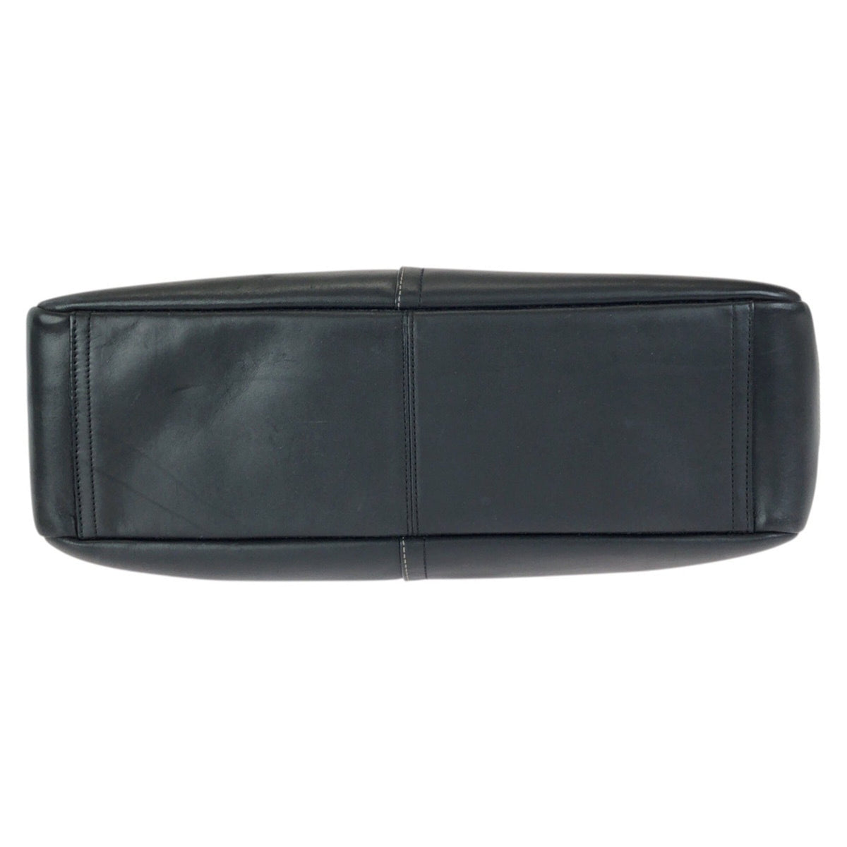 Coach Black Leather Briefcase Shoulder Bag (Pre-Owned)