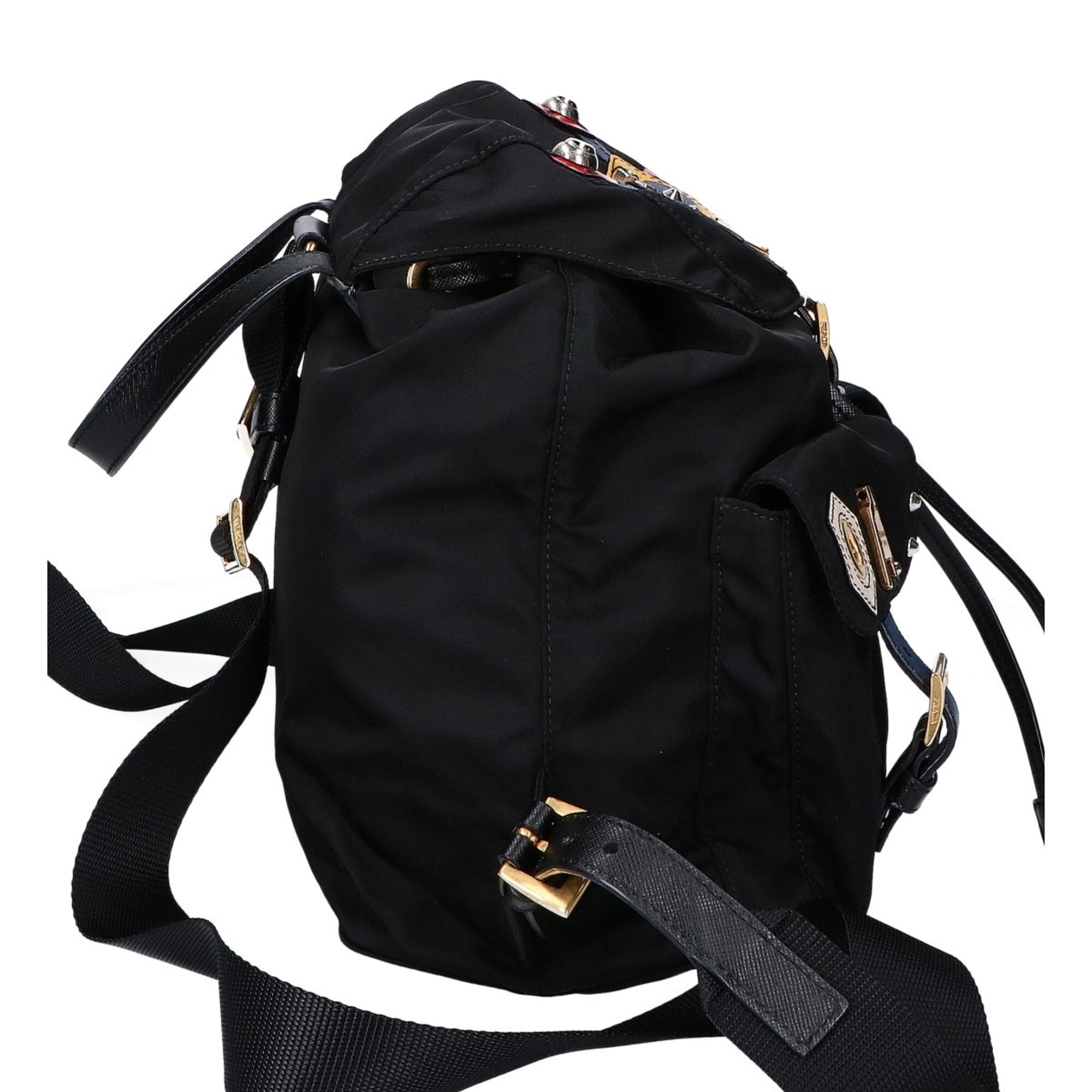 Prada Black Nylon Backpack (Pre-Owned)
