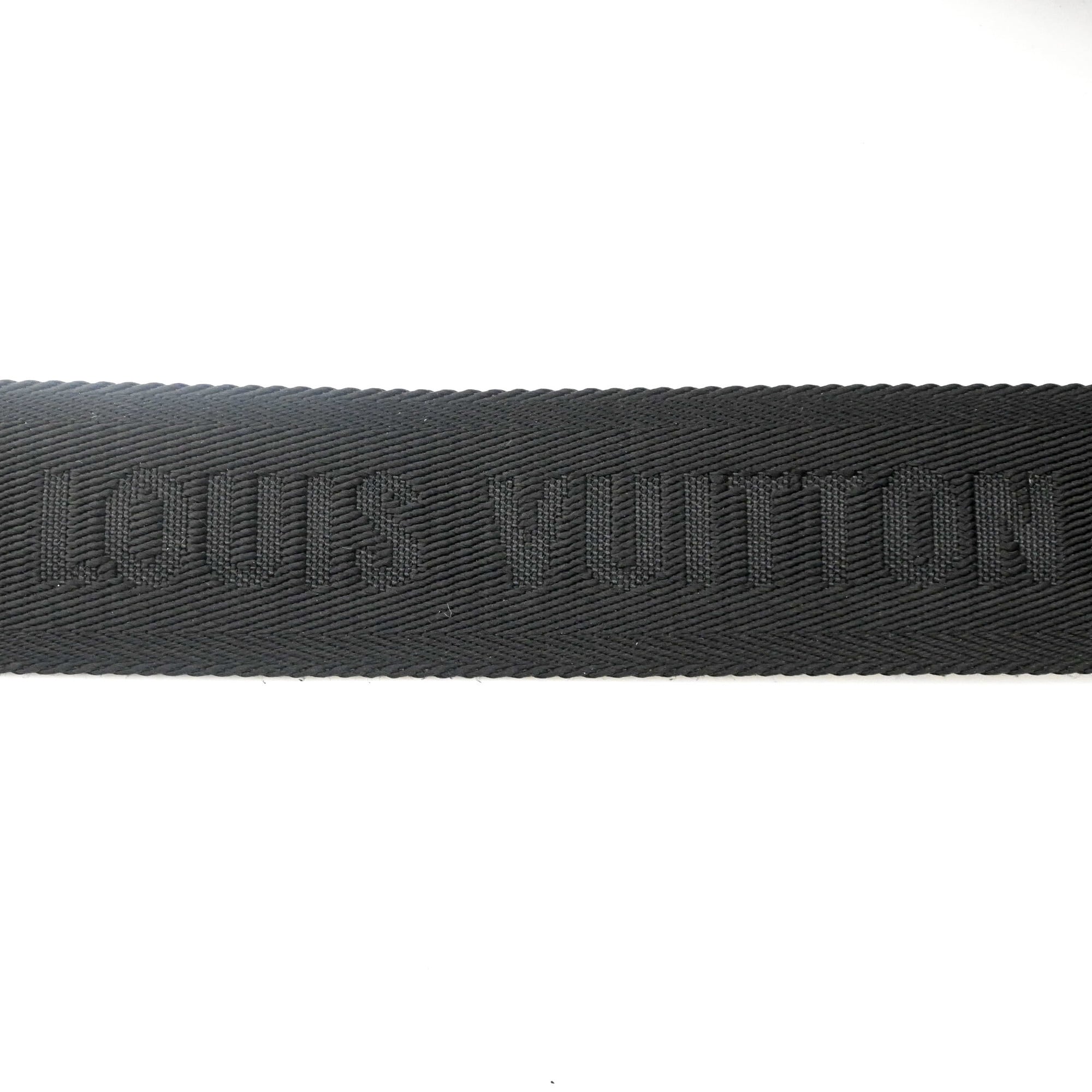 Louis Vuitton Black Leather Sling Bag (Pre-Owned)