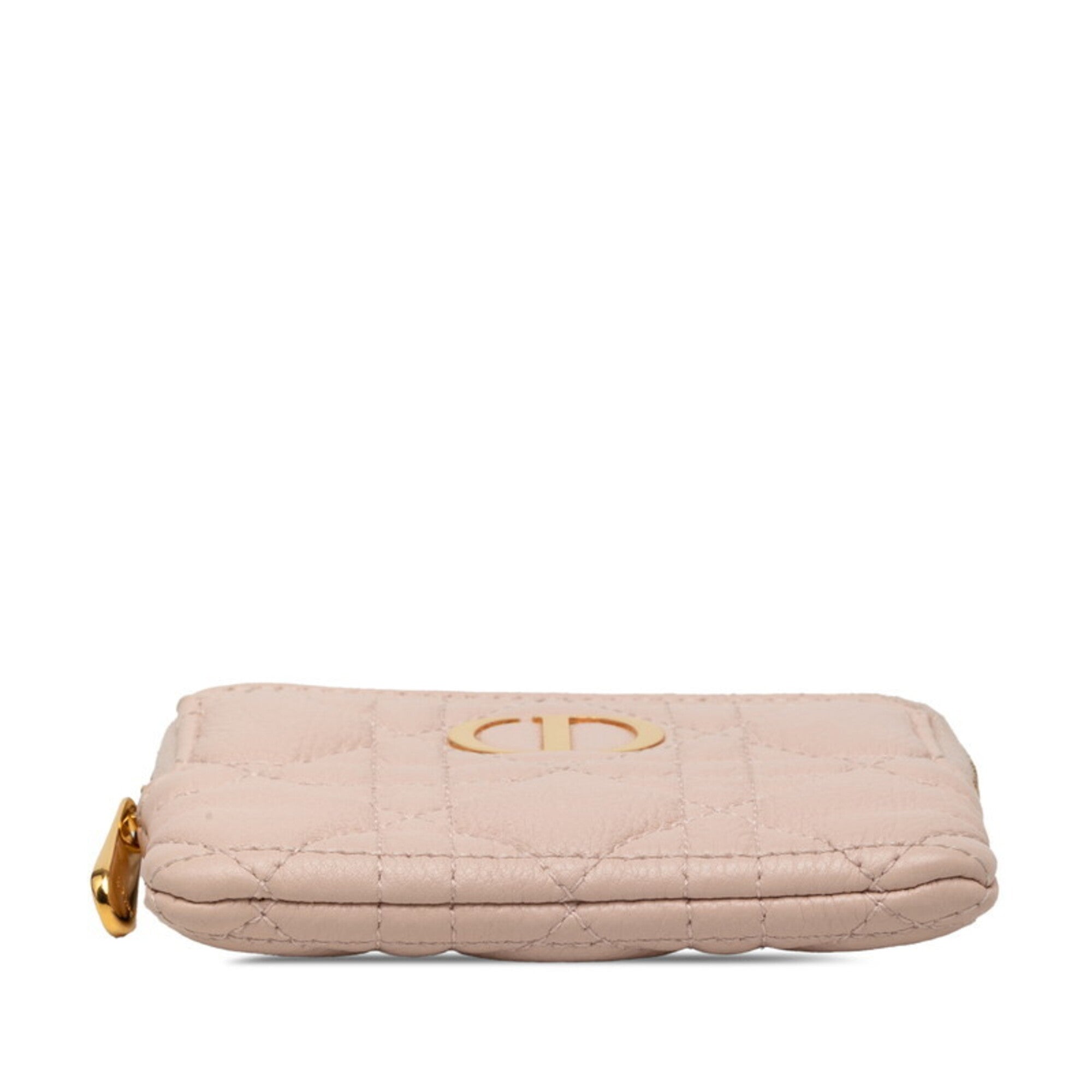 Christian Dior Pink Leather Coin Purse/Coin Case (Pre-Owned)