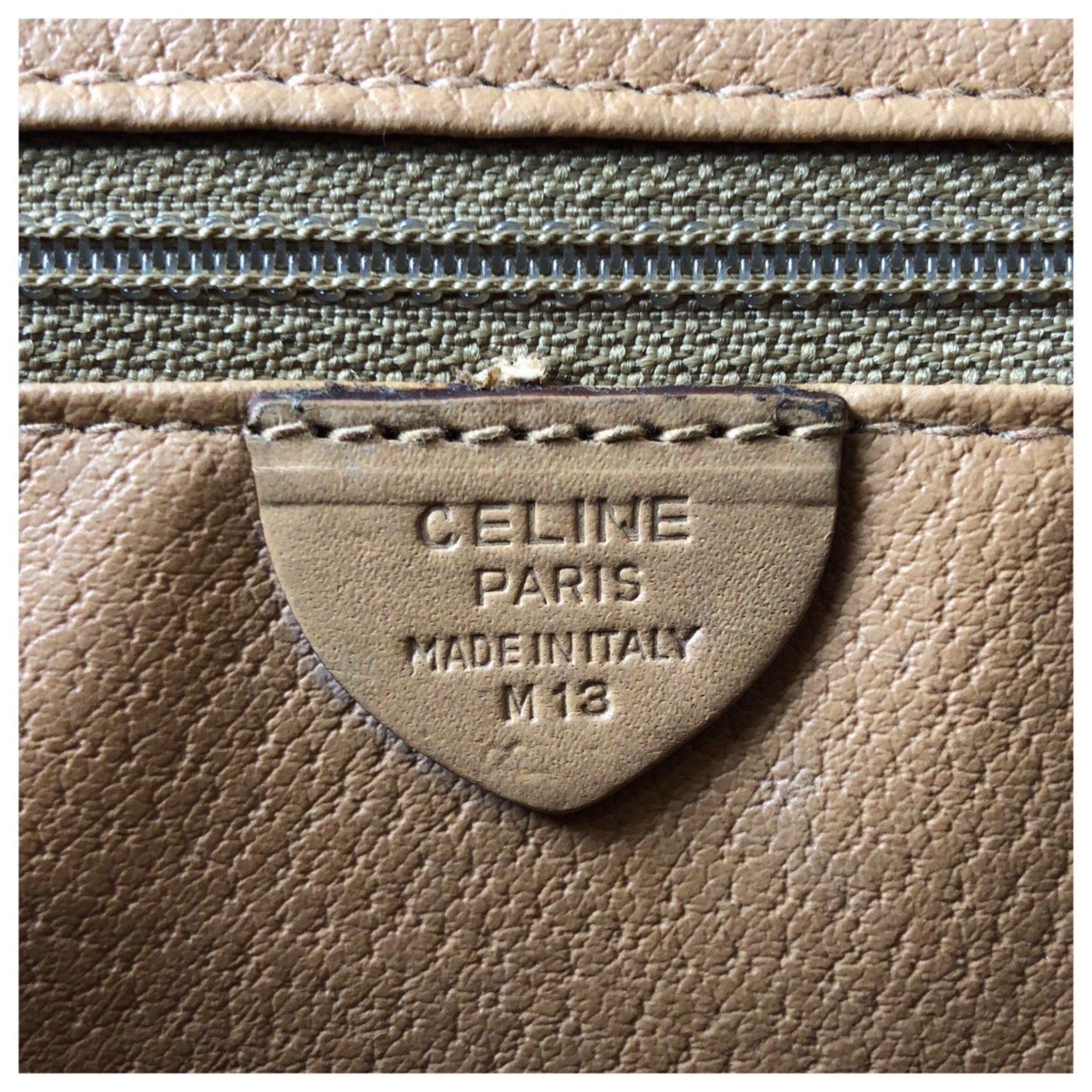 Celine Brown Pvc Leather Pochette Shoulder Bag (Pre-Owned)