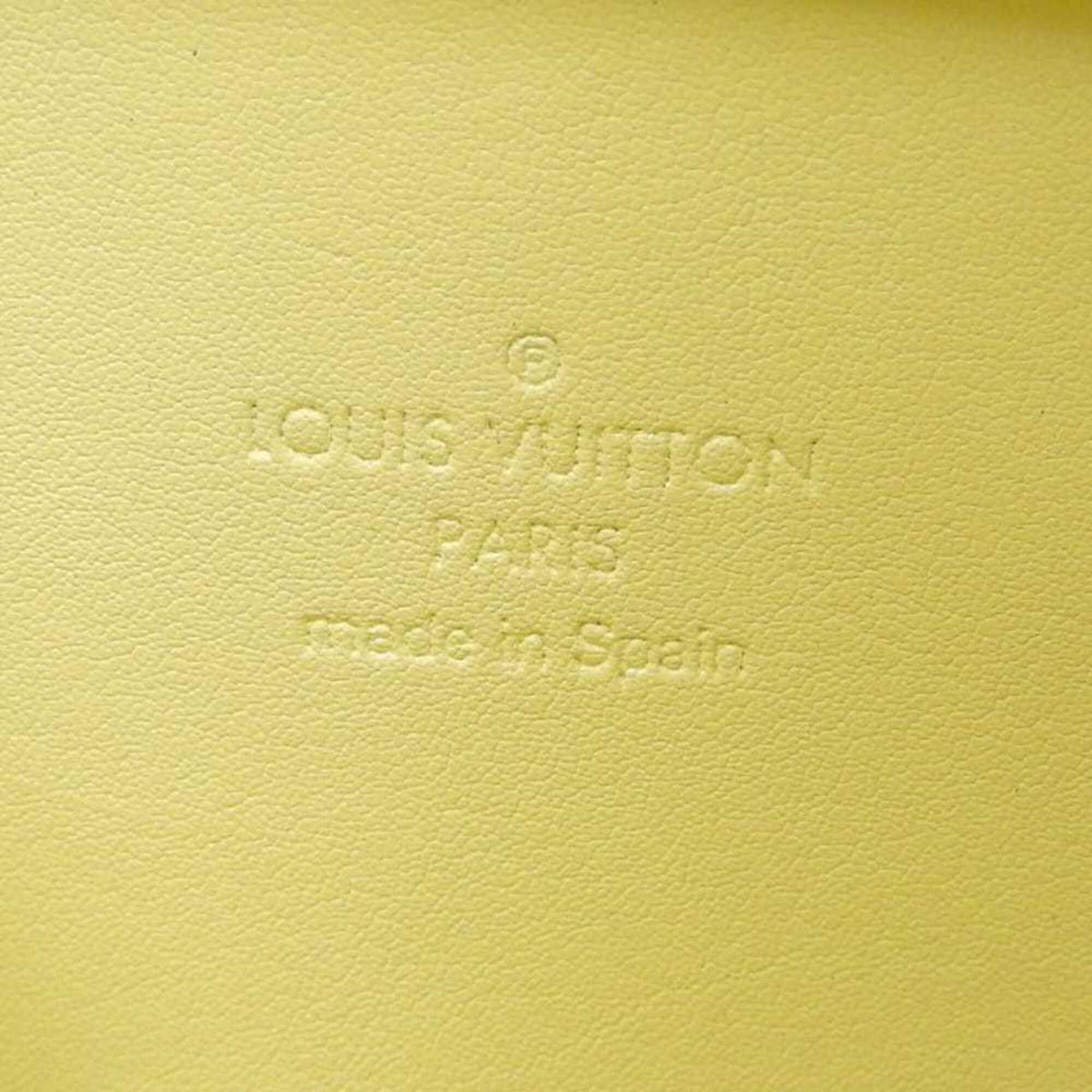 Louis Vuitton Monogram Yellow Monogram Vernis Leather Handbag Tote Bag (Pre-Owned)