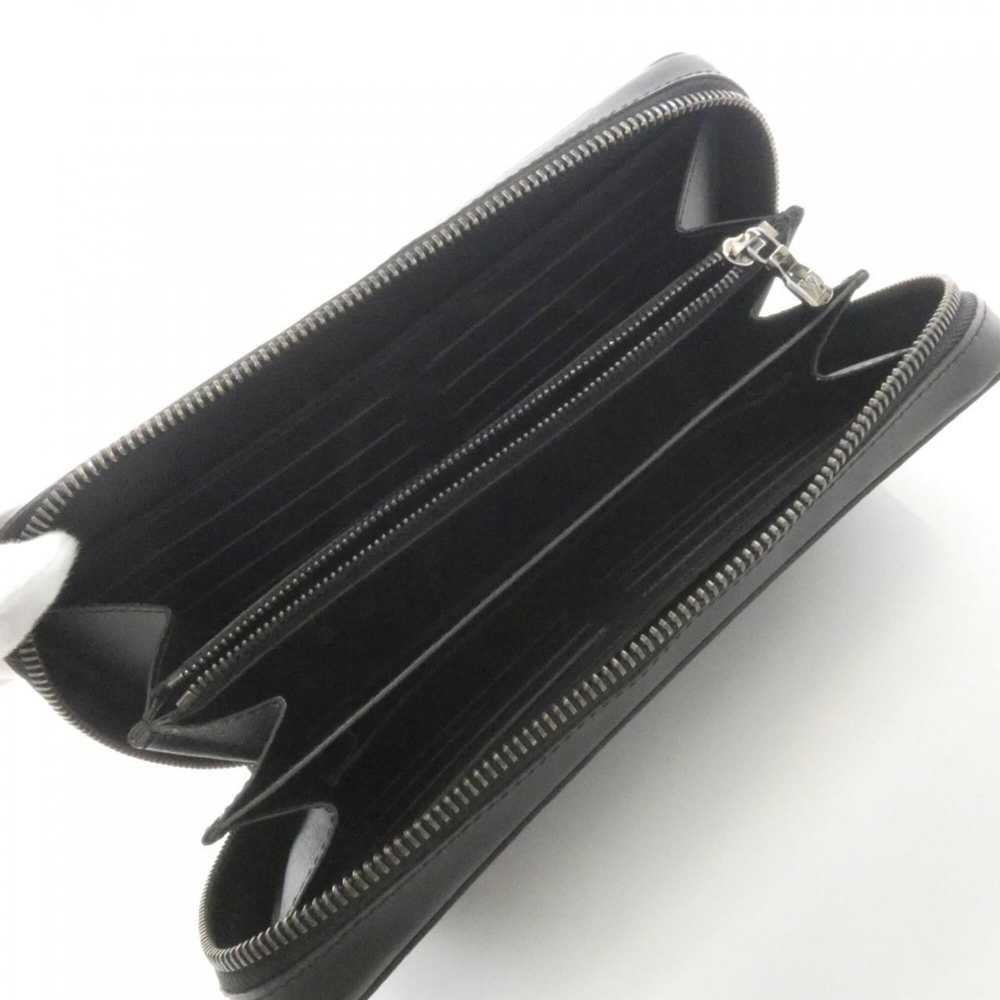 Louis Vuitton Monogram Eclipse Black Coated Canvas Long Wallet (Bi-Fold) (Pre-Owned)