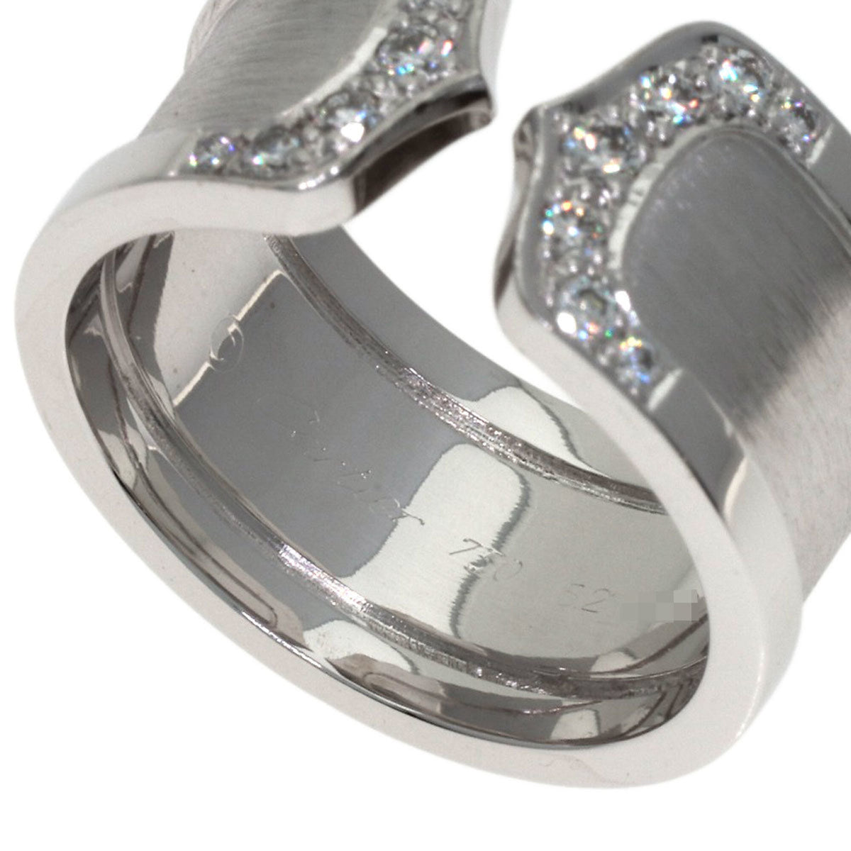 Cartier White Gold White Gold (18K) Band Ring (Pre-Owned)