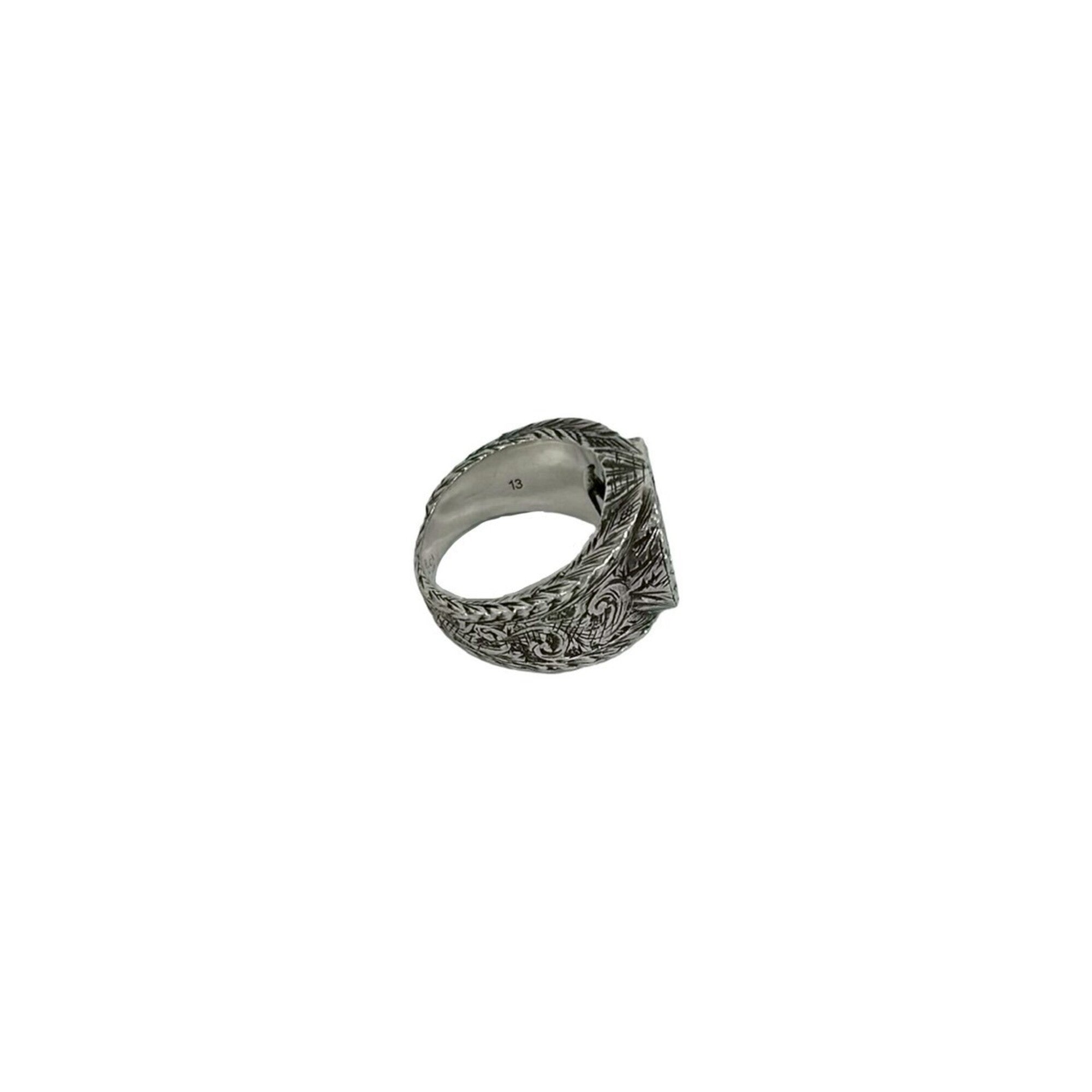 Gucci Silver Silver 925 Band Ring (Pre-Owned)