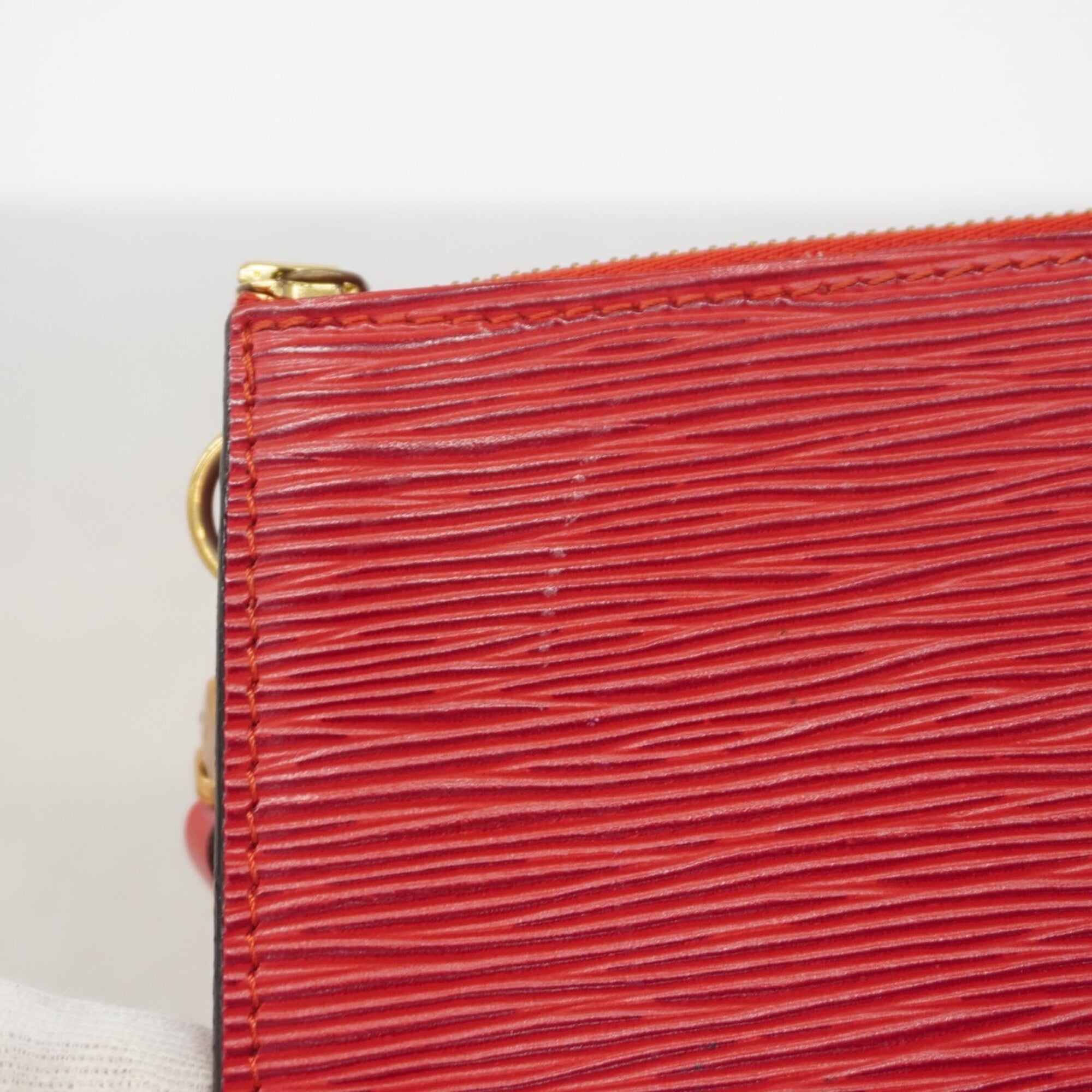 Louis Vuitton Castilian Red Pouch (Pre-Owned)