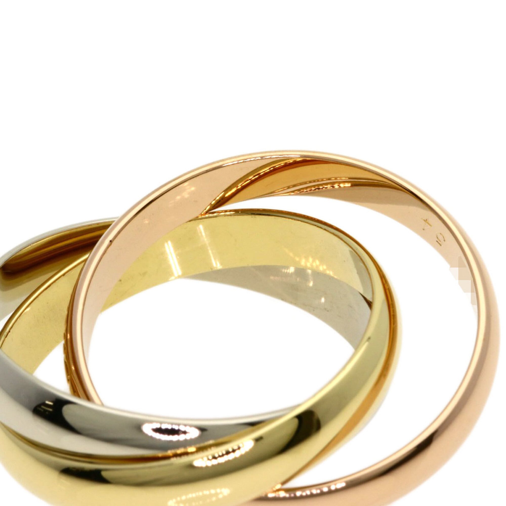 Cartier Yellow Gold (18K) Pink Gold (18K) White Gold (18K) Band Ring (Pre-Owned)