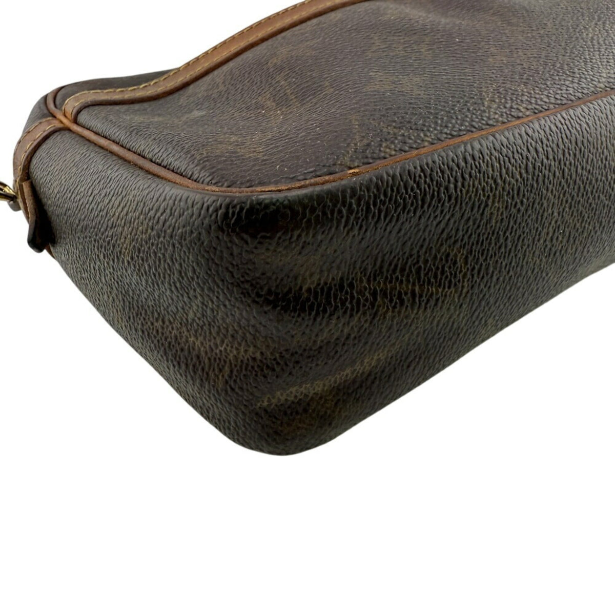 Louis Vuitton Brown Leather Clutch Bag (Pre-Owned)