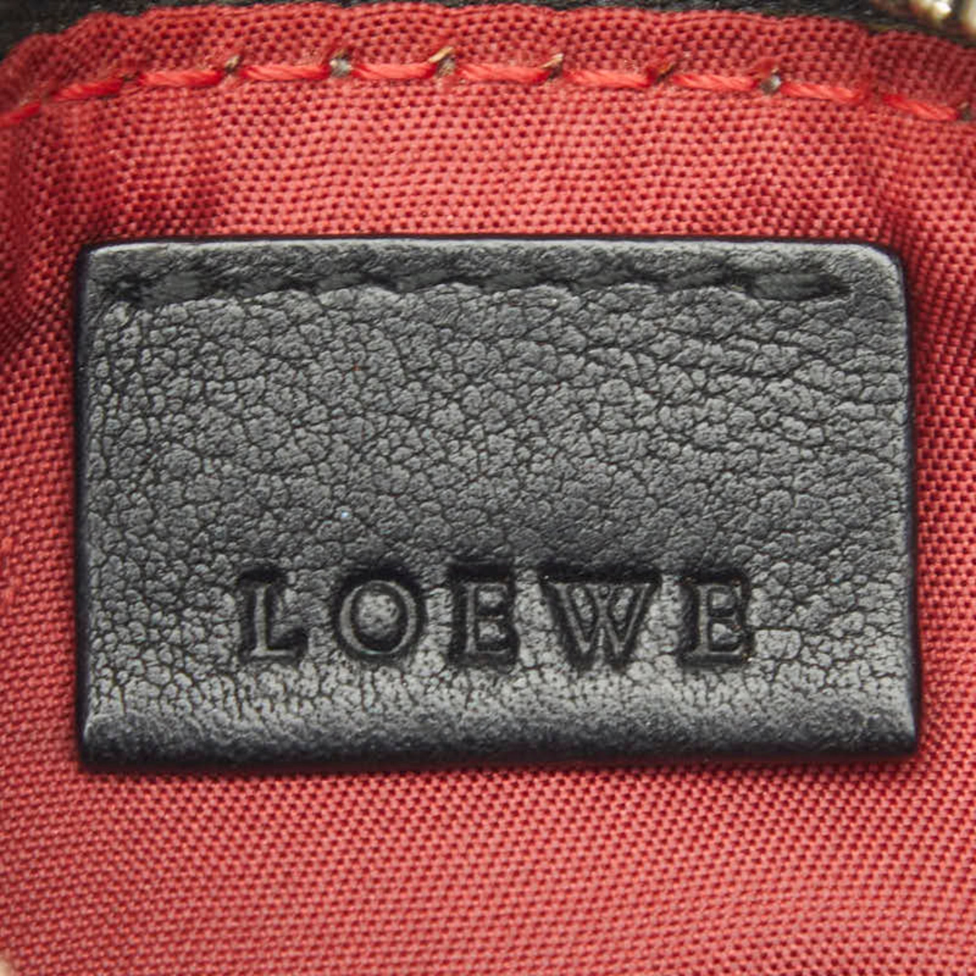 Loewe Black Leather Coin Purse/Coin Case (Pre-Owned)