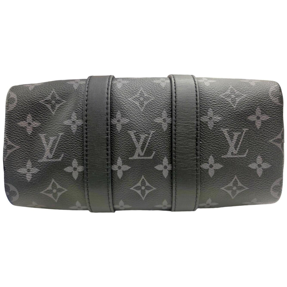 Louis Vuitton Monogram Eclipse Black Gray Monogram Eclipse Monogram Eclipse Boston Bag Shoulder Bag (Pre-Owned)